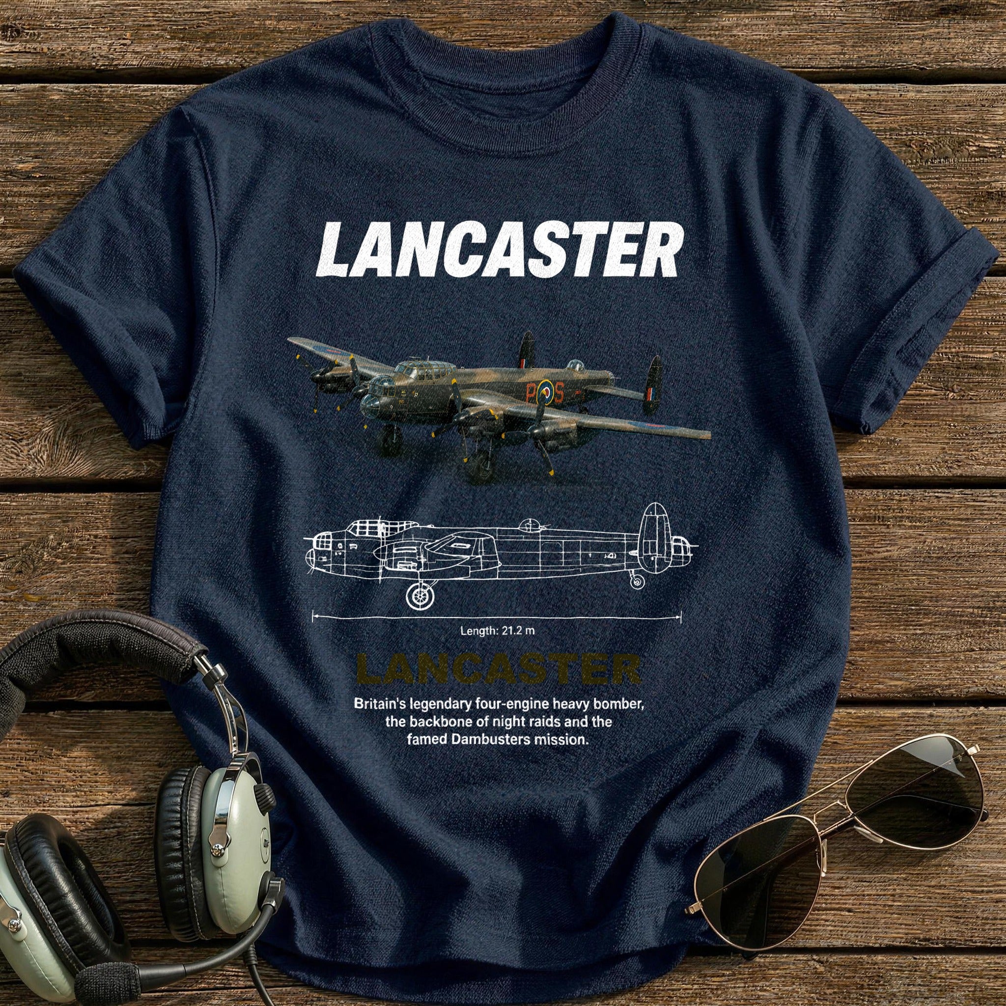 Lancaster 90 T-Shirt - Navy
