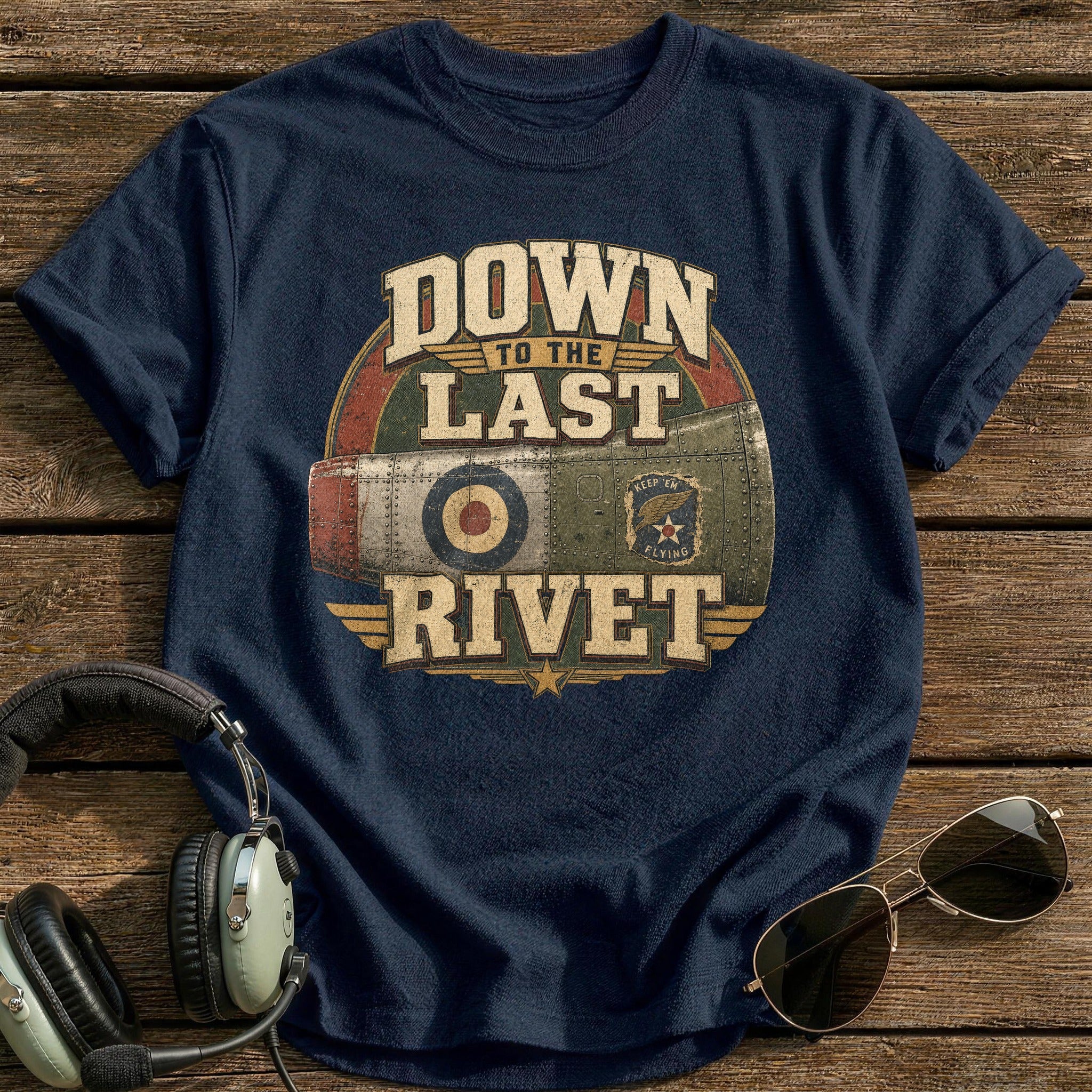 Last Rivet Standing T-Shirt - Navy