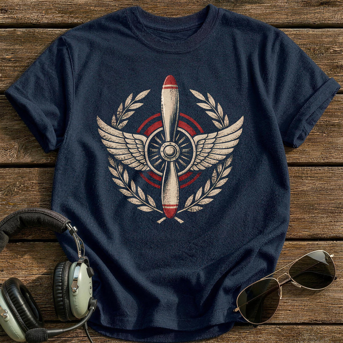 Laurel Squadron T-Shirt - Navy