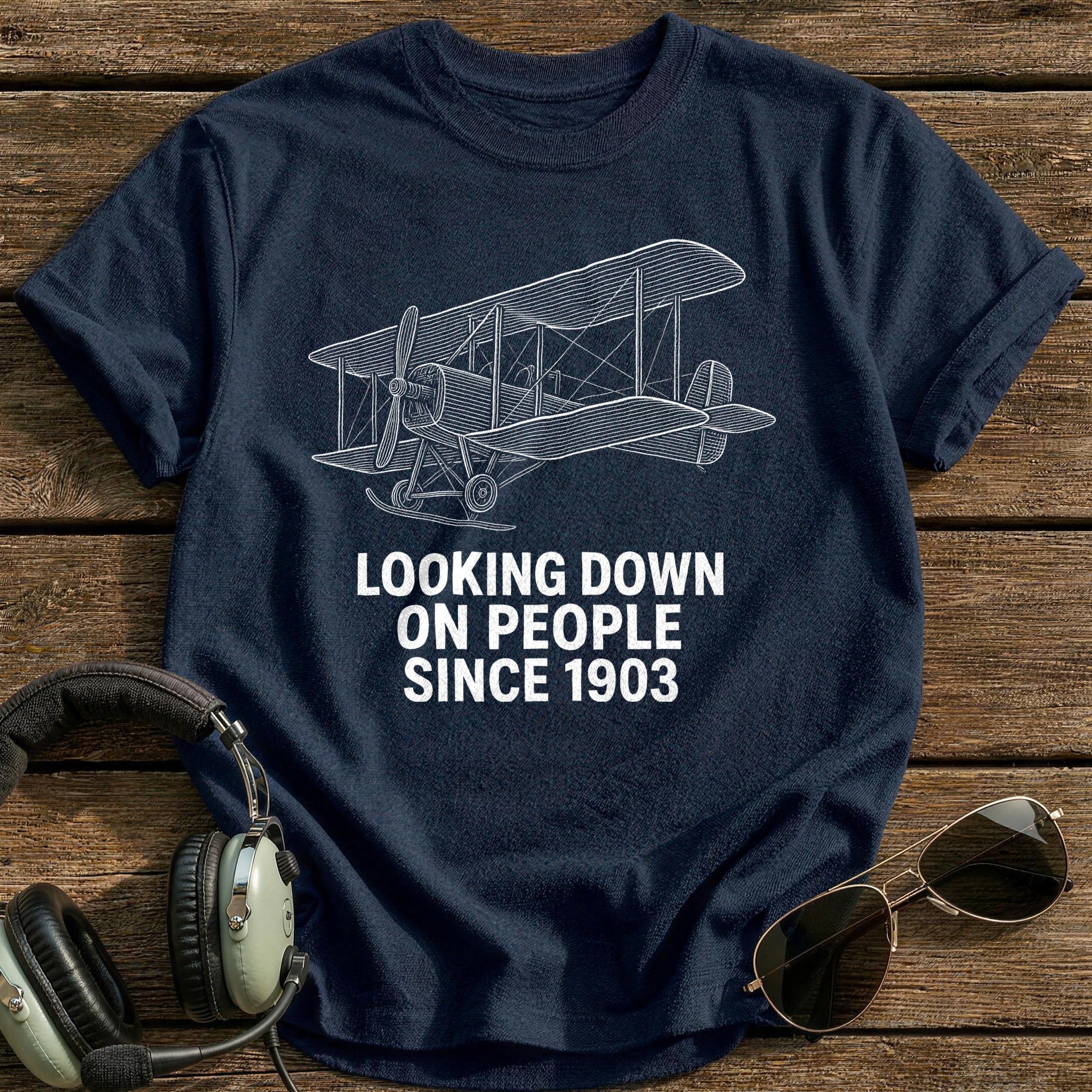 Looking Down 1903 38 T-Shirt - Navy