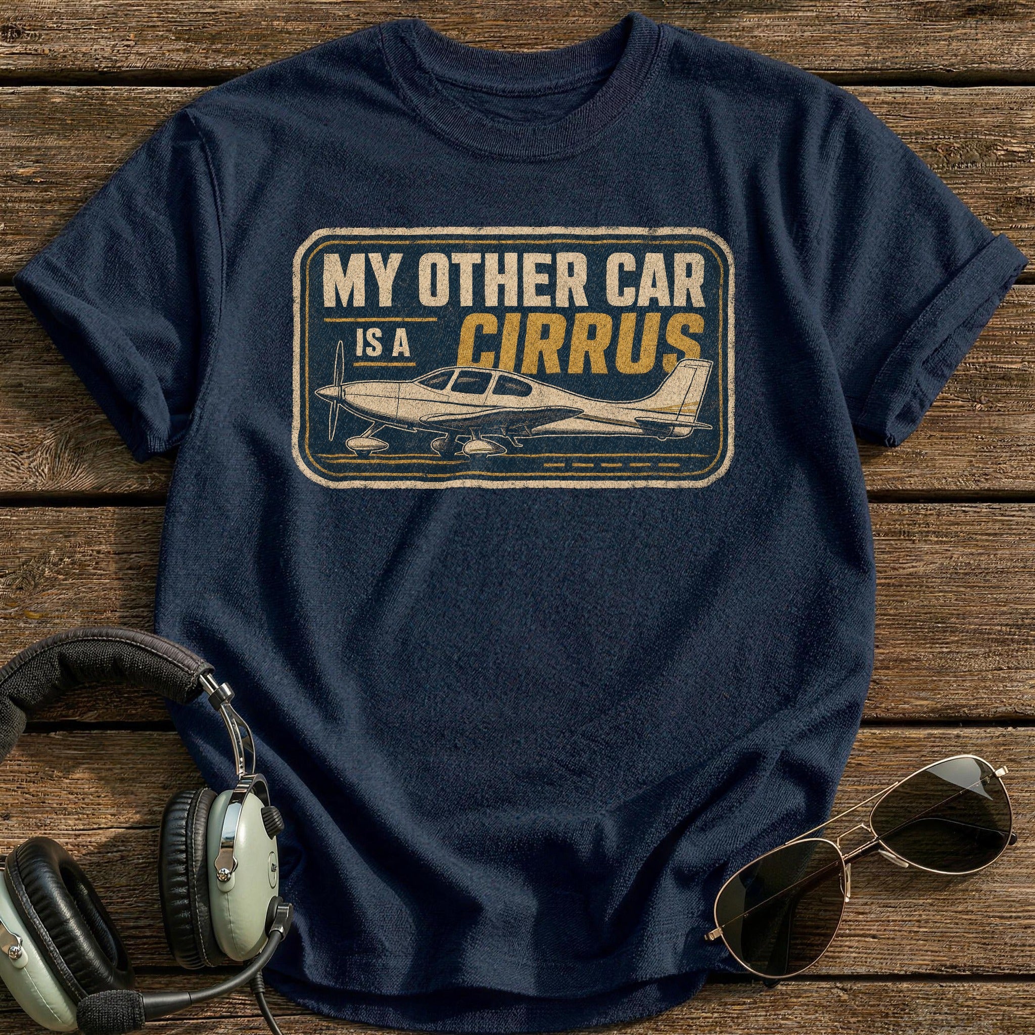 My Other Car Flies T-Shirt - Navy