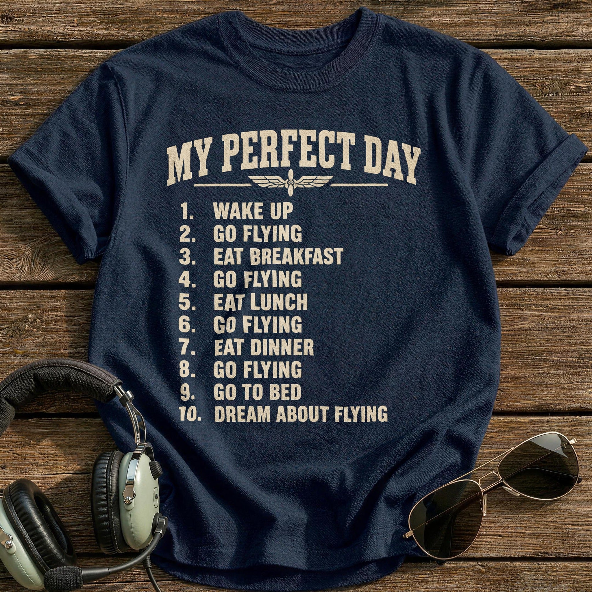 My Perfect Day T-Shirt - Navy
