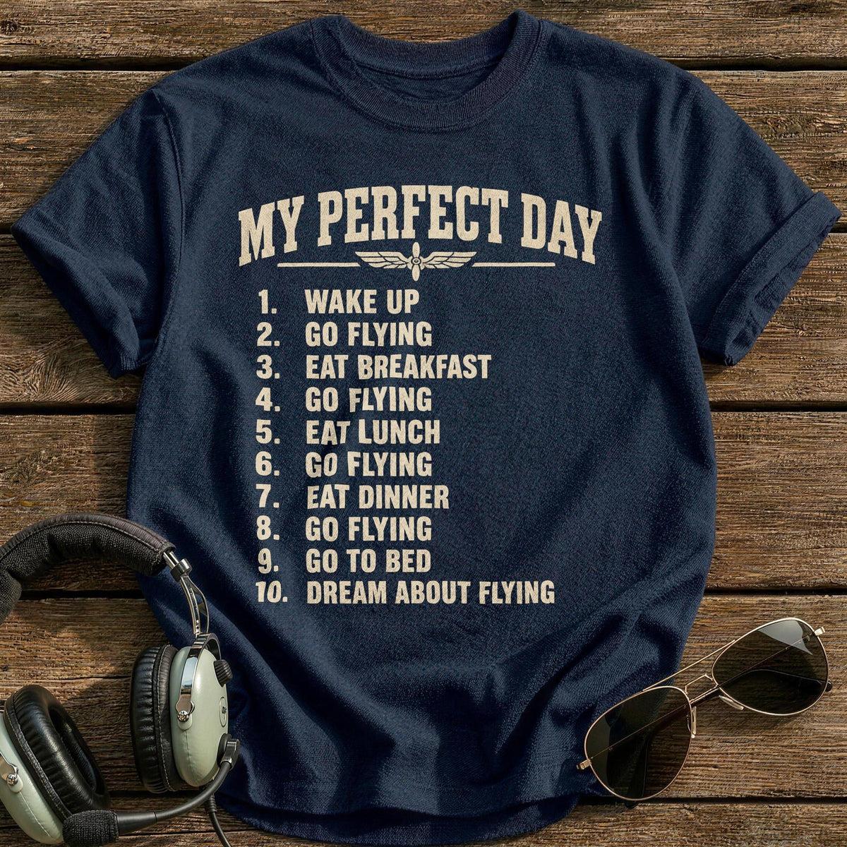 My Perfect Day Kids T-Shirt - Navy