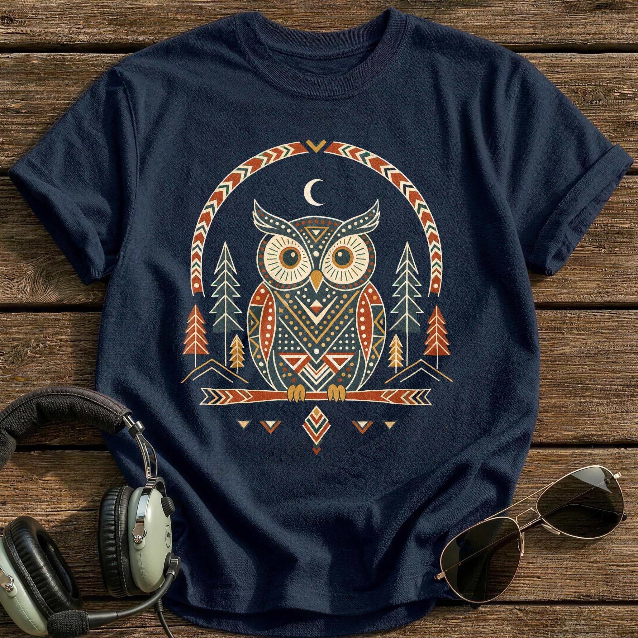 Night Guardian T-Shirt - Navy