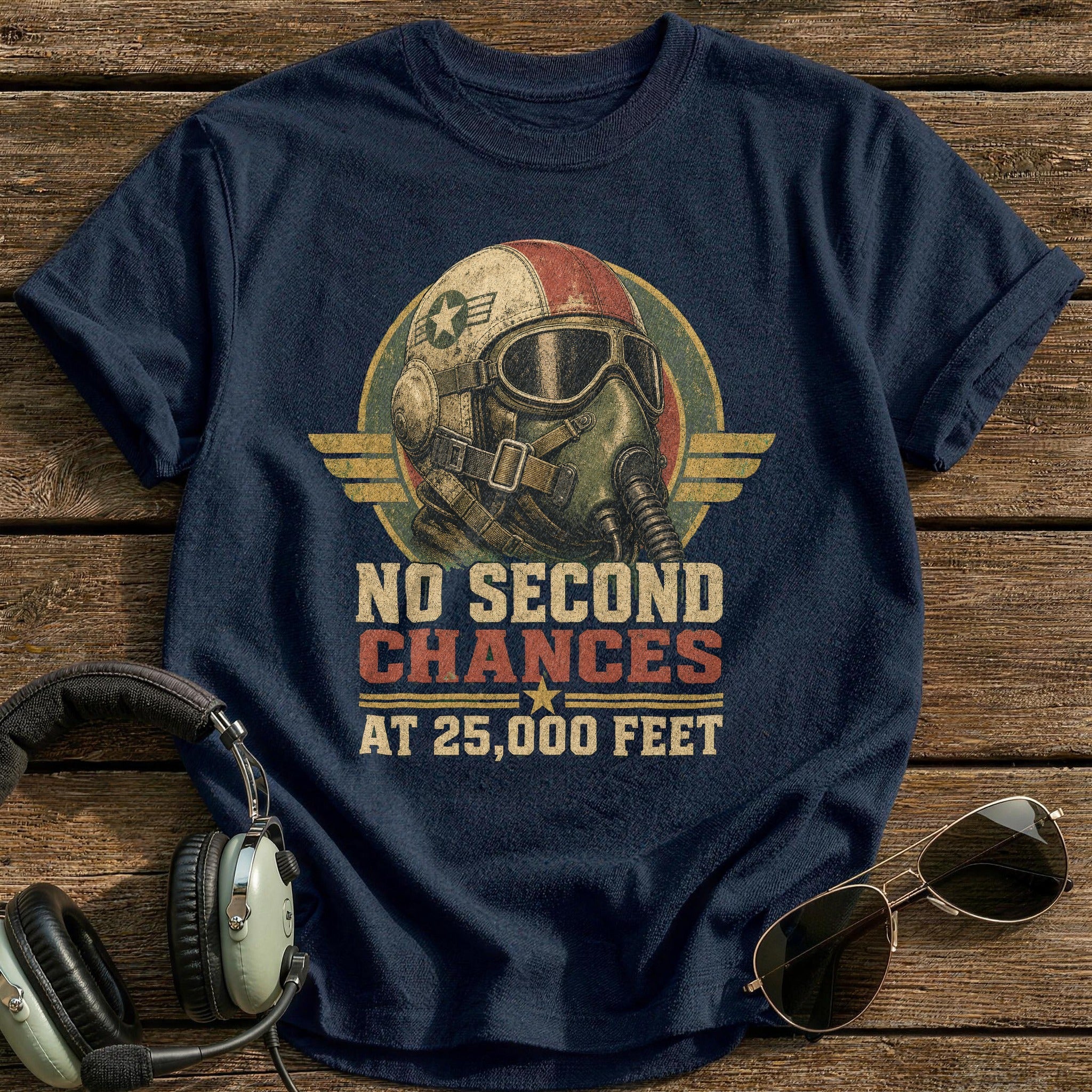 No Second Chances T-Shirt - Navy