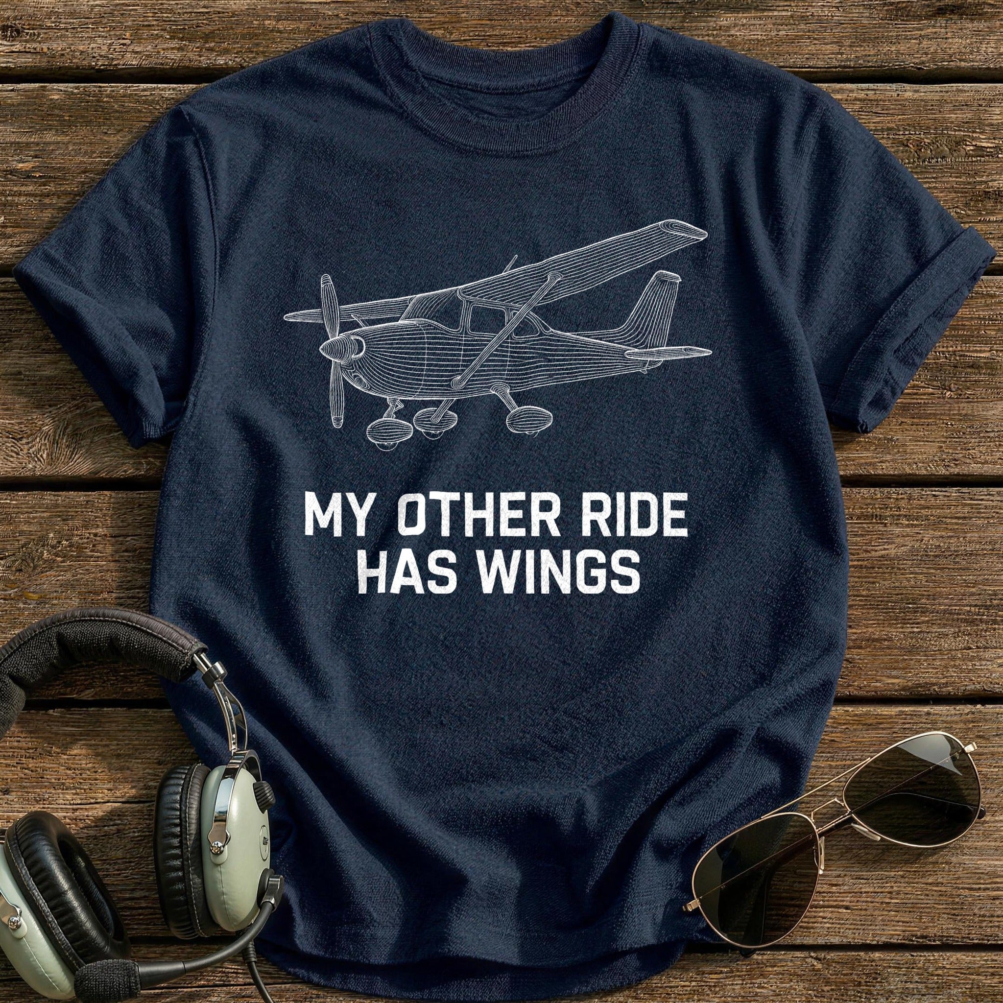 Other Ride Wings 42 T-Shirt - Navy
