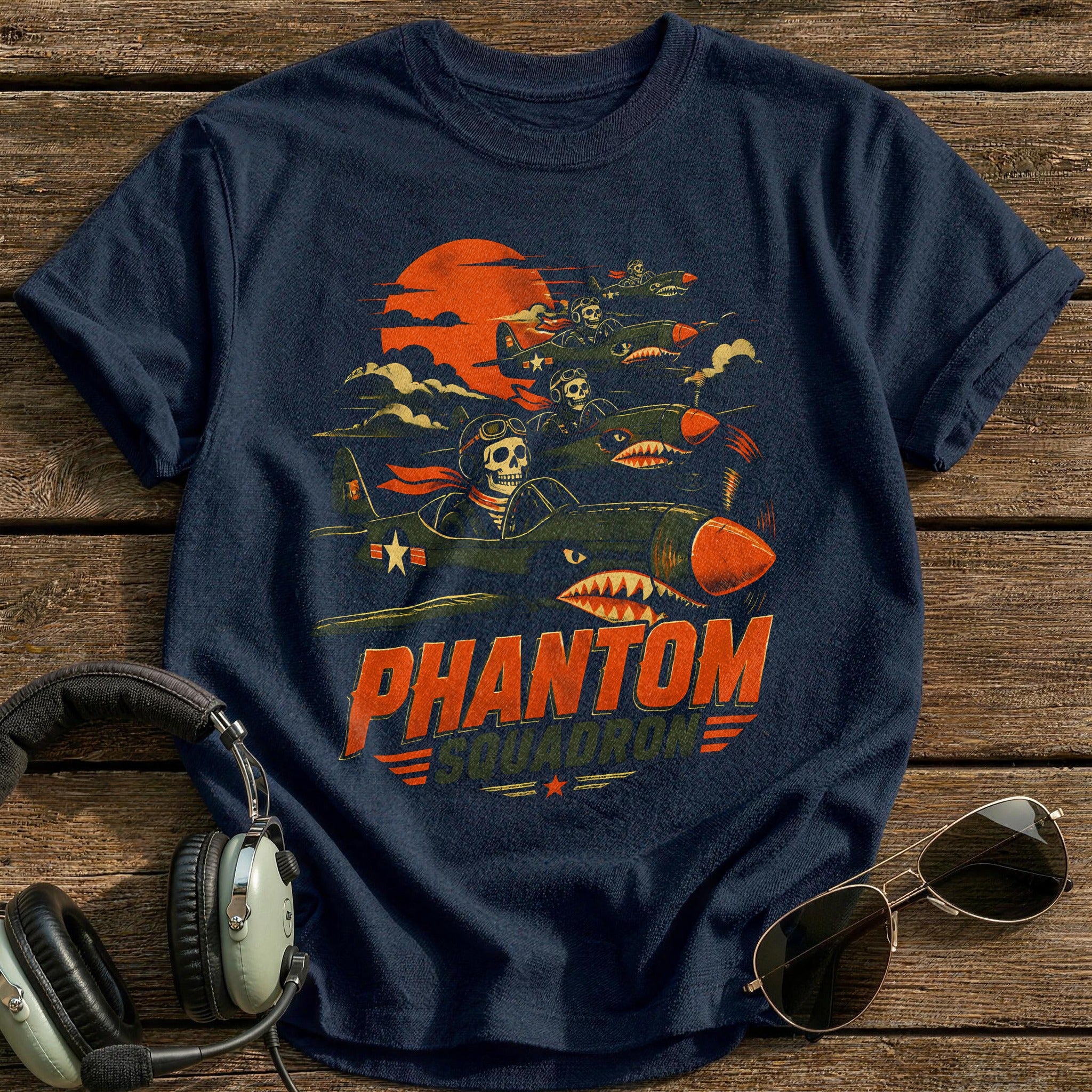 Phantom Squadron 07 T-Shirt - Navy
