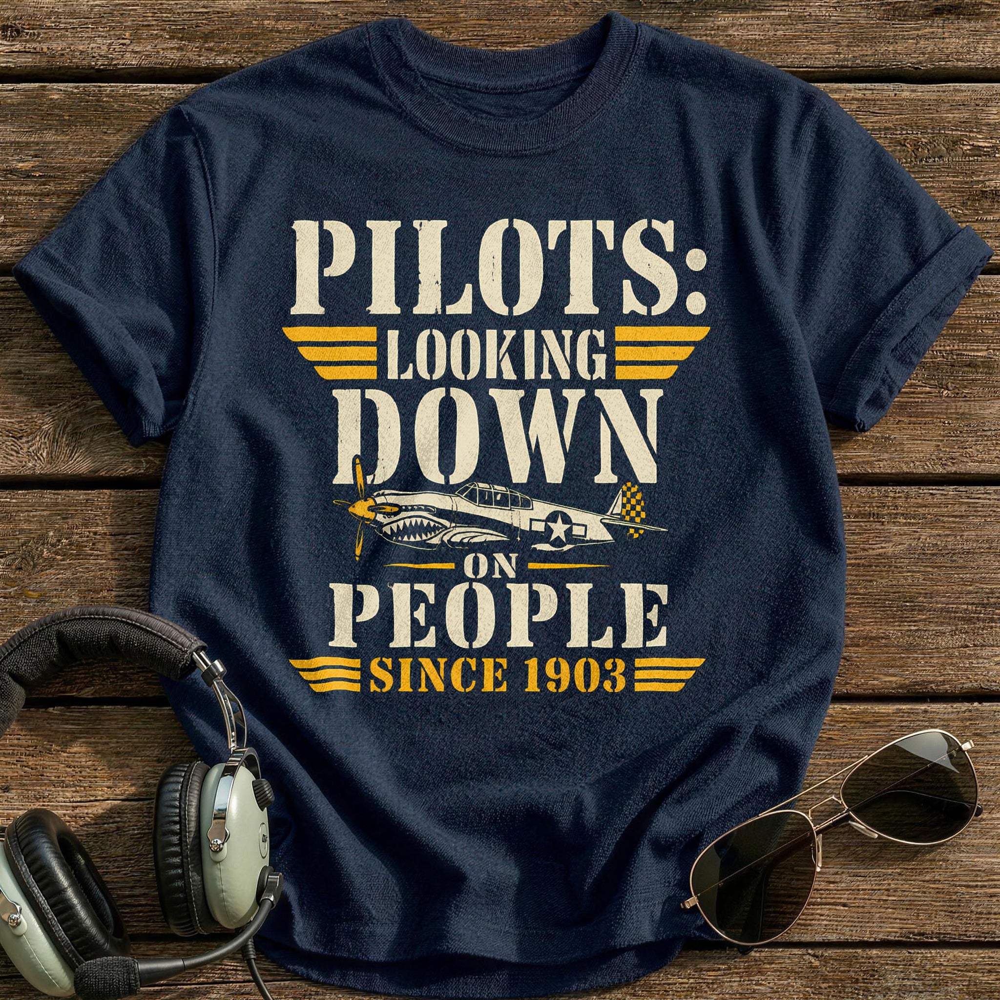 Pilots Looking Down - Navy