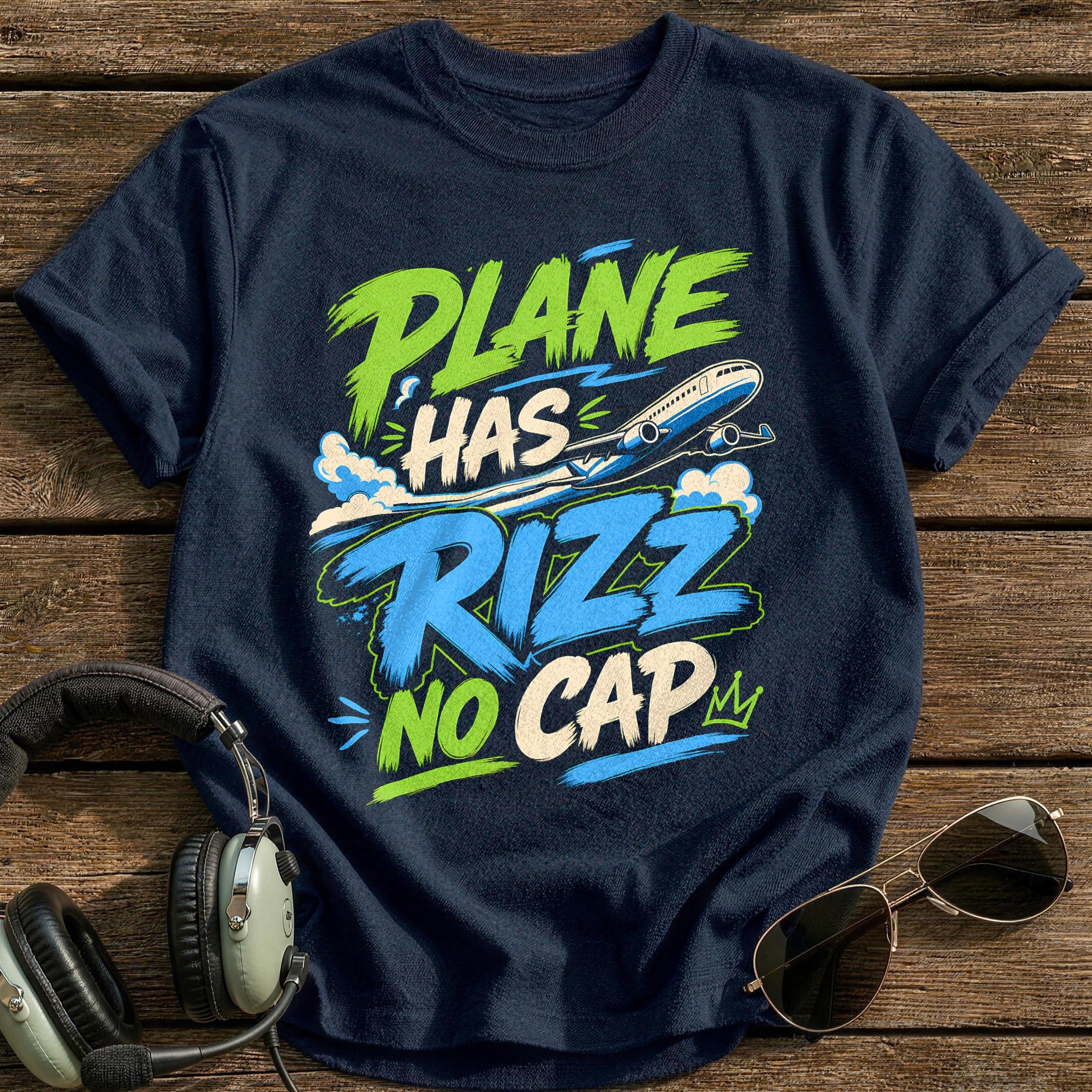 Plane Has Rizz - Navy