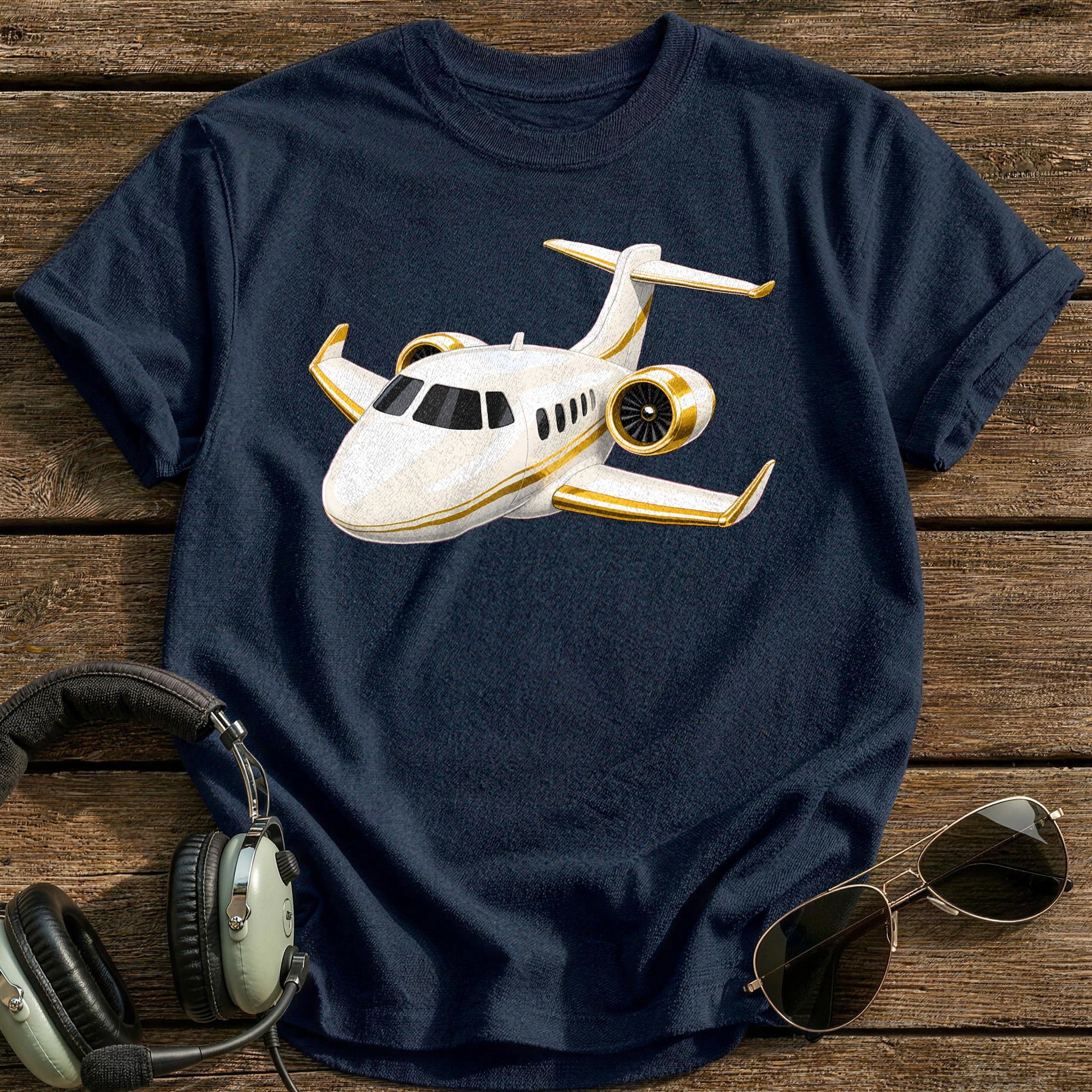 Privatejet 74 T-Shirt - Navy