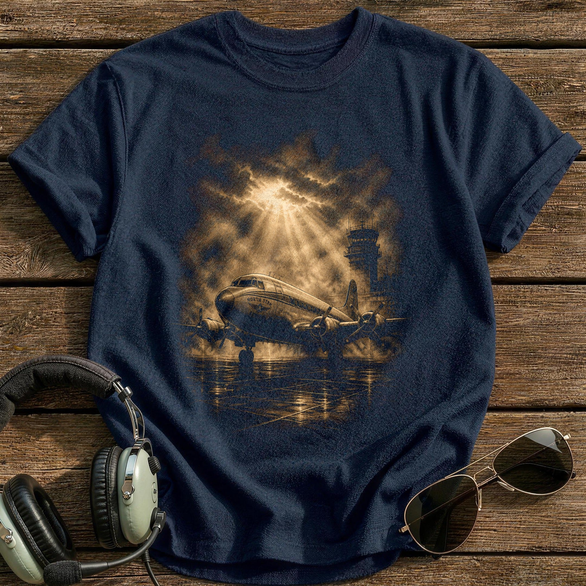 Prop Airliner Fog 51 - Navy