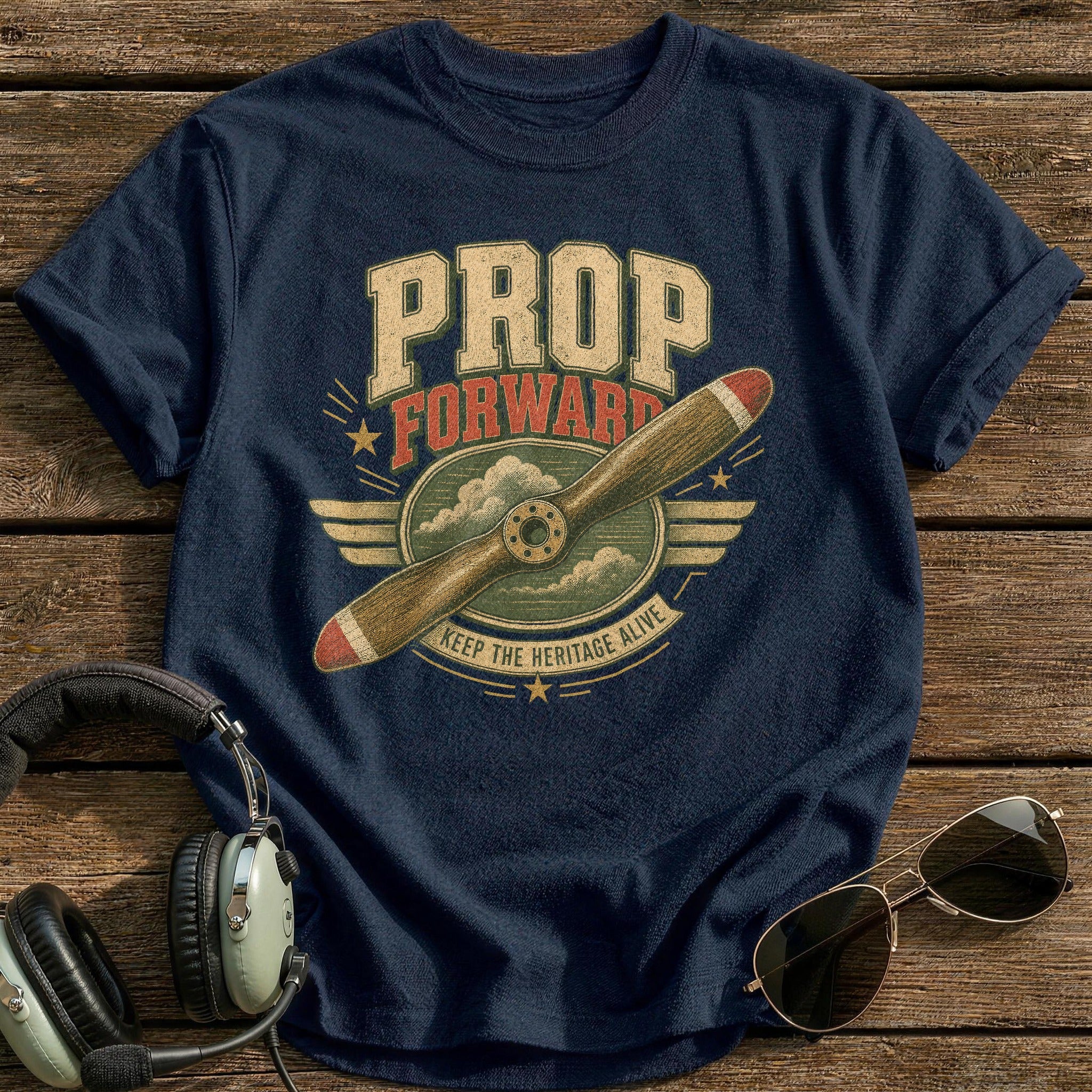 Prop Forward T-Shirt - Navy