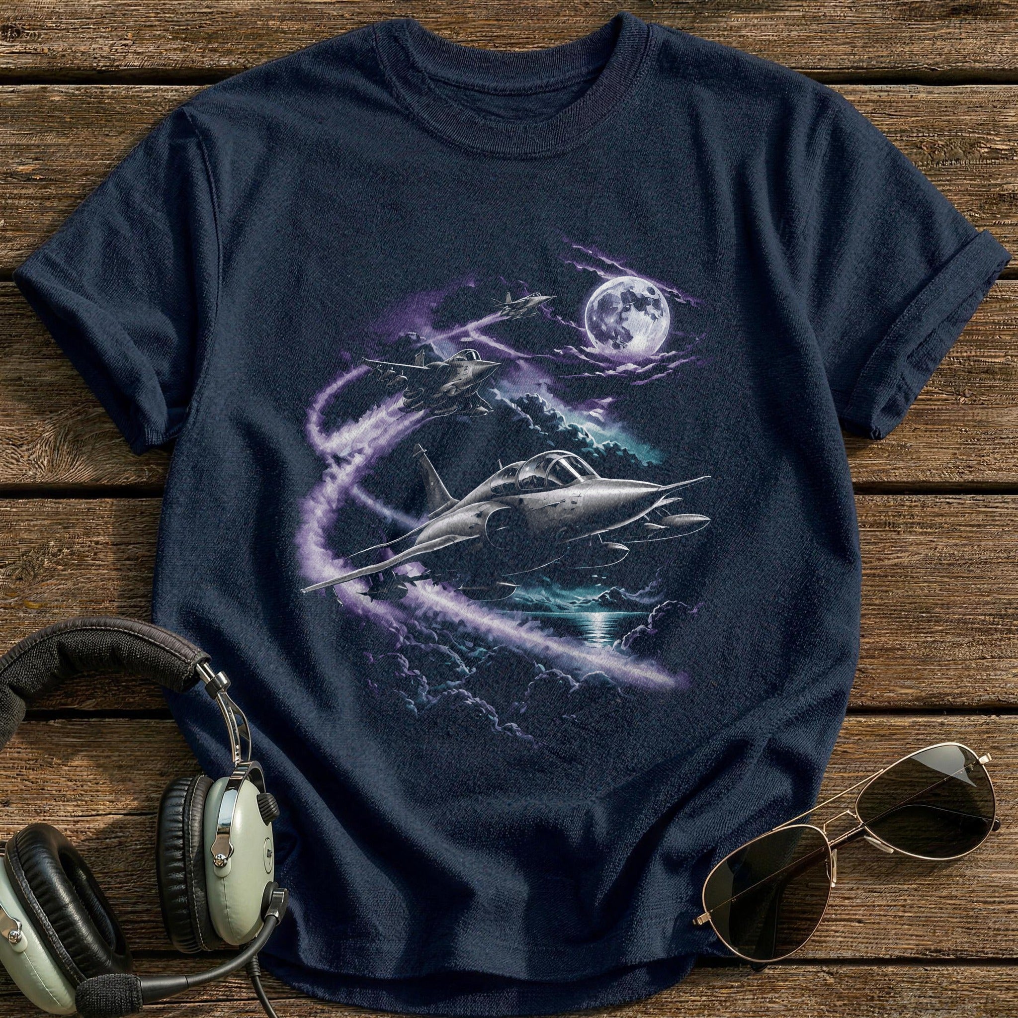 Purple Sky Jets T-Shirt - Navy