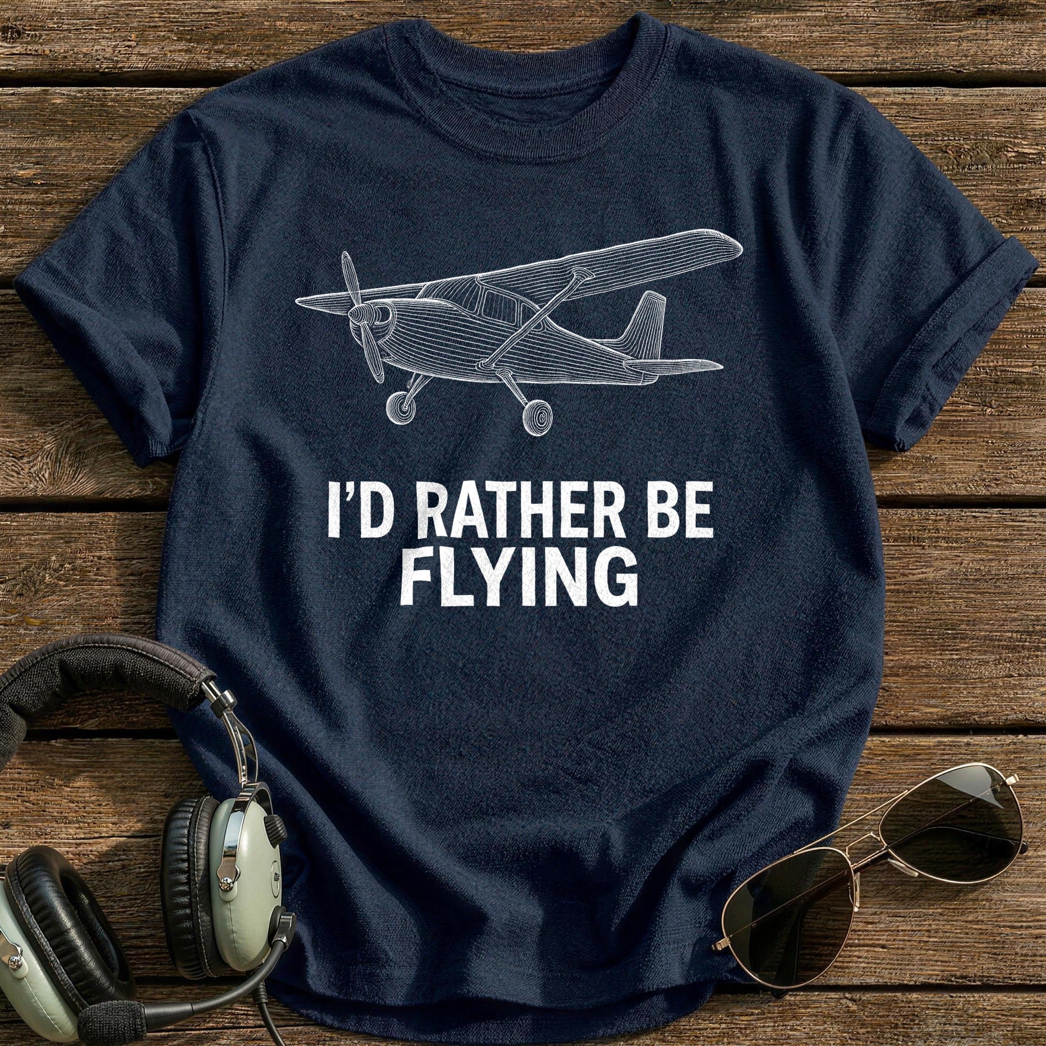 Rather Be Flying 12 T-Shirt - Navy