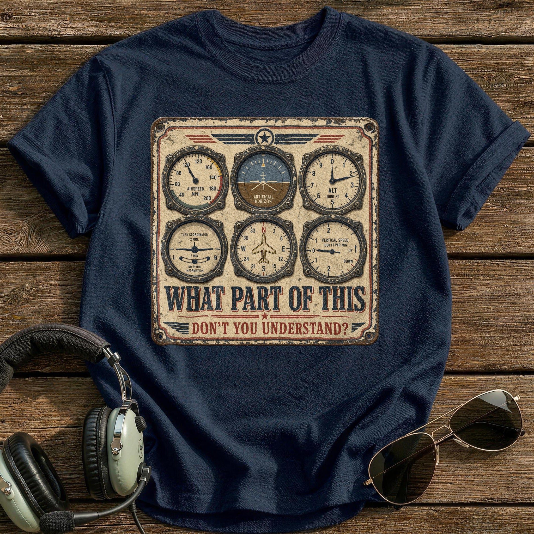 Read the Six Pack T-Shirt - Navy
