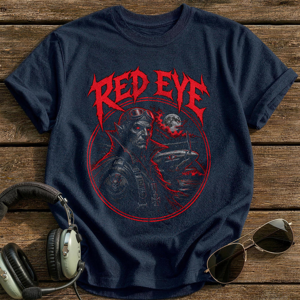 Red Eye 15 T-Shirt - Navy
