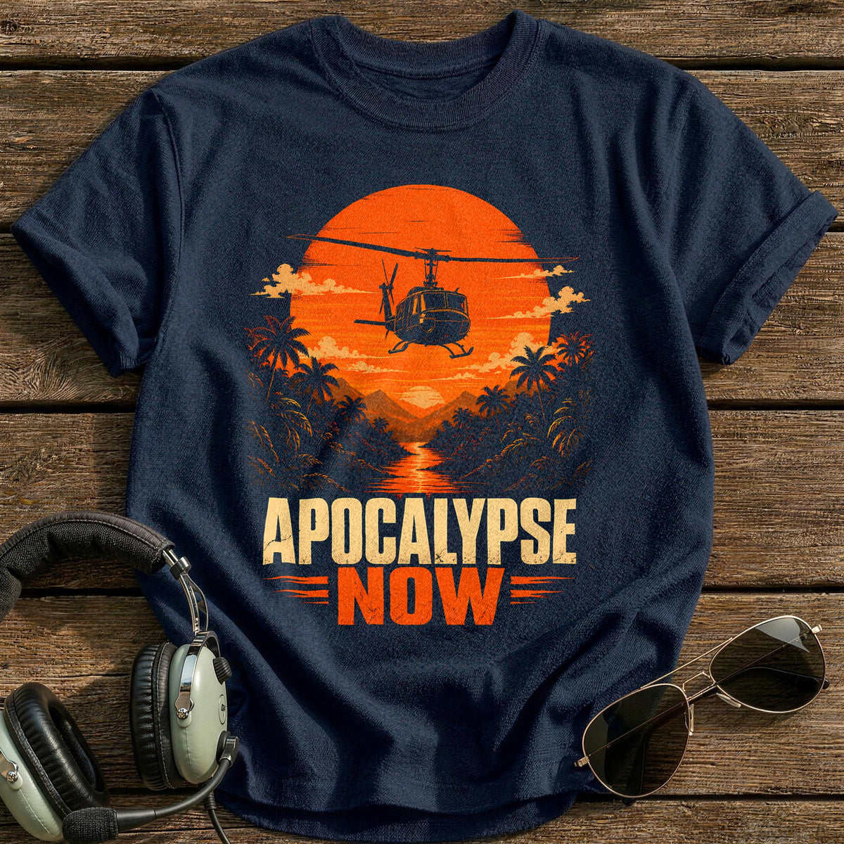 Rescue Sunset T-Shirt - Navy