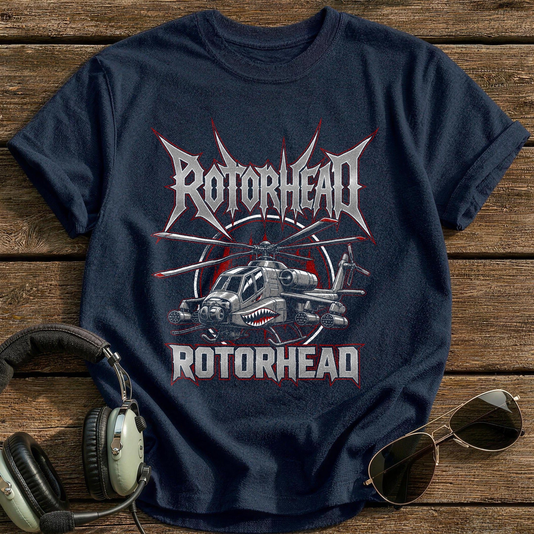 Rotor Rebellion T-Shirt - Navy