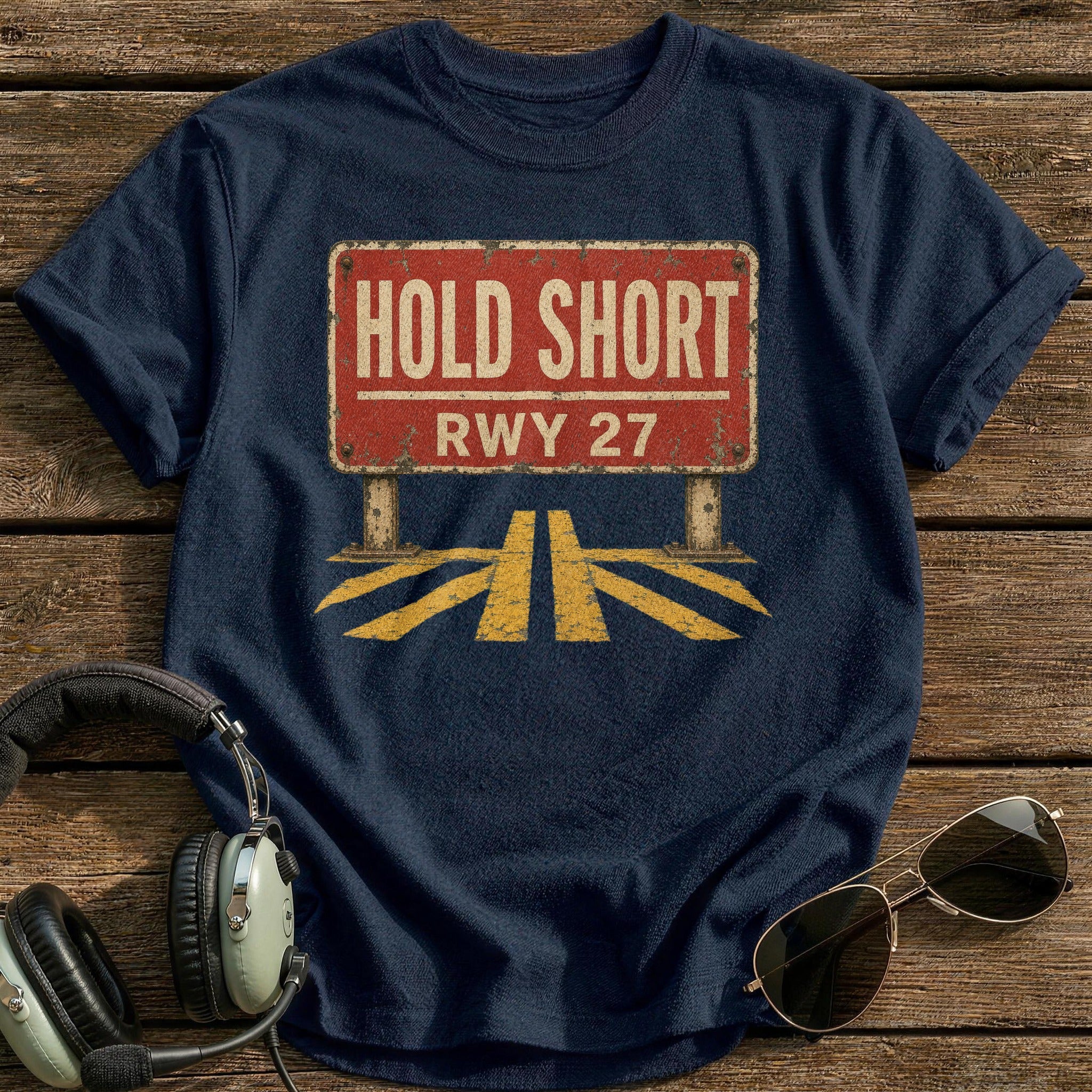 Runway Hold Short - Navy