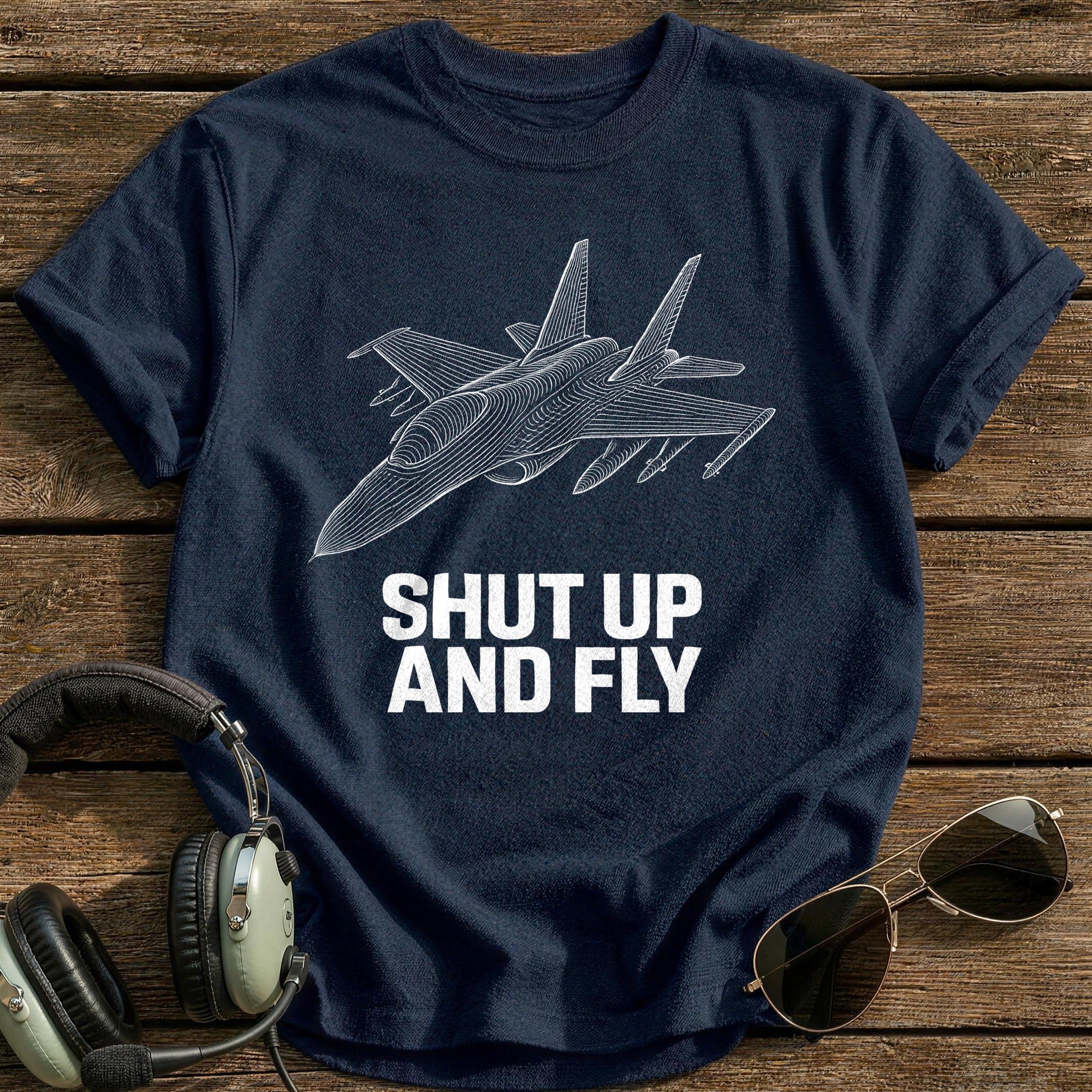 Shut Up Fly 53 T-Shirt - Navy