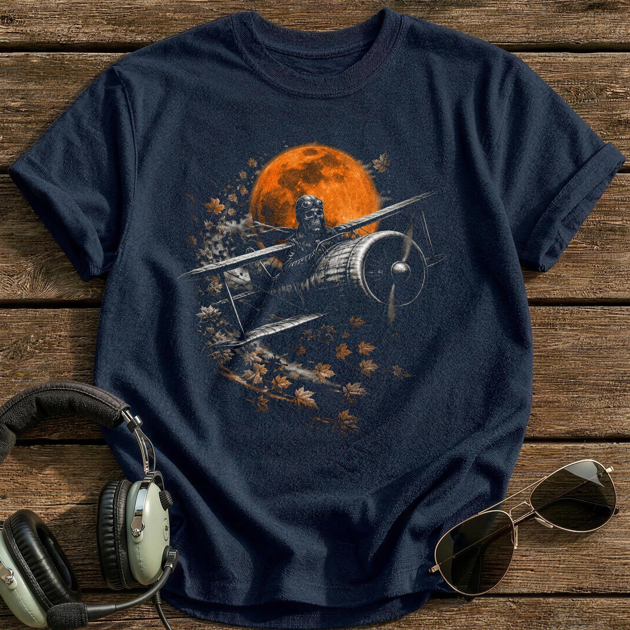 Skeleton Pilot Biplane 66 - Navy