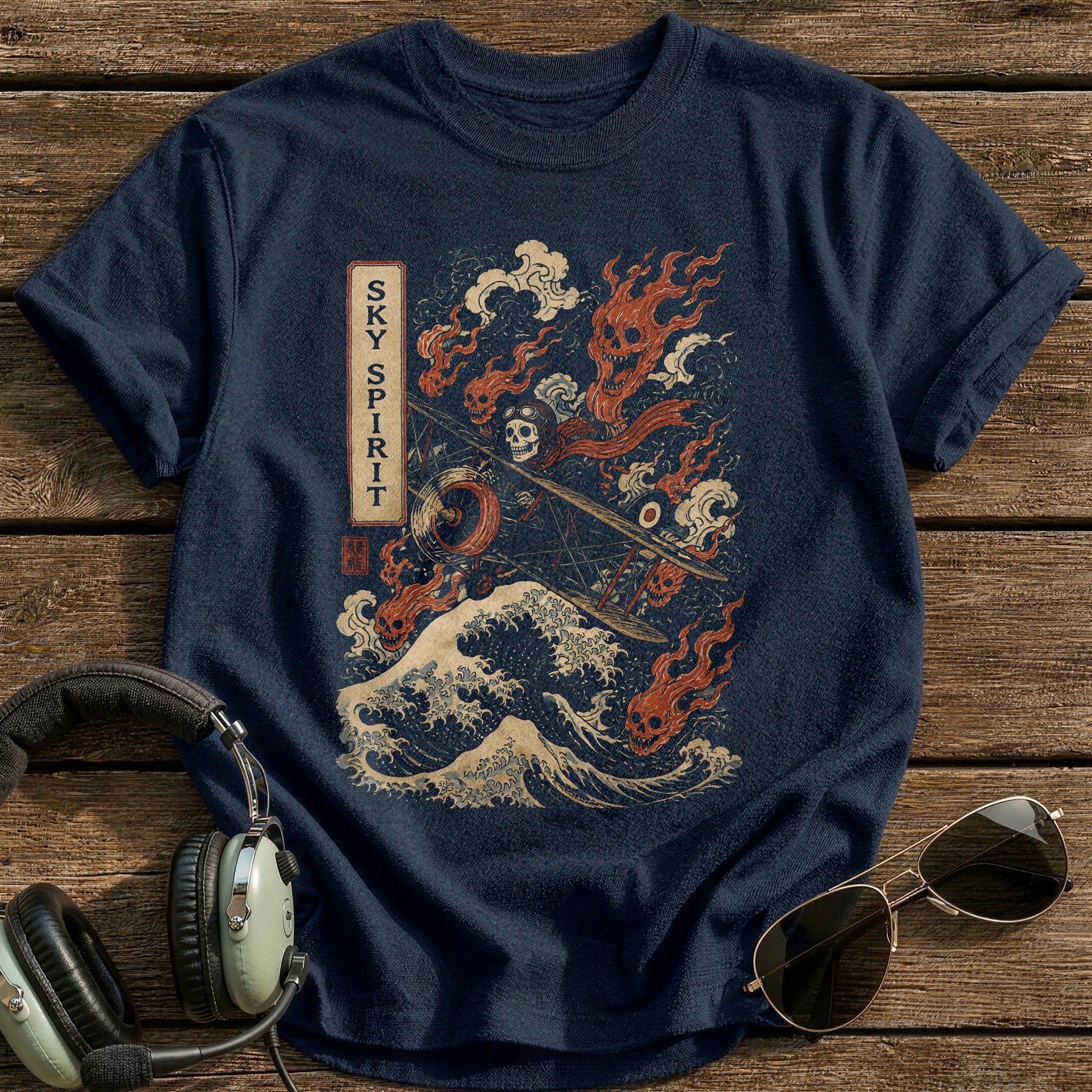 Sky Spirit 03 T-Shirt - Navy