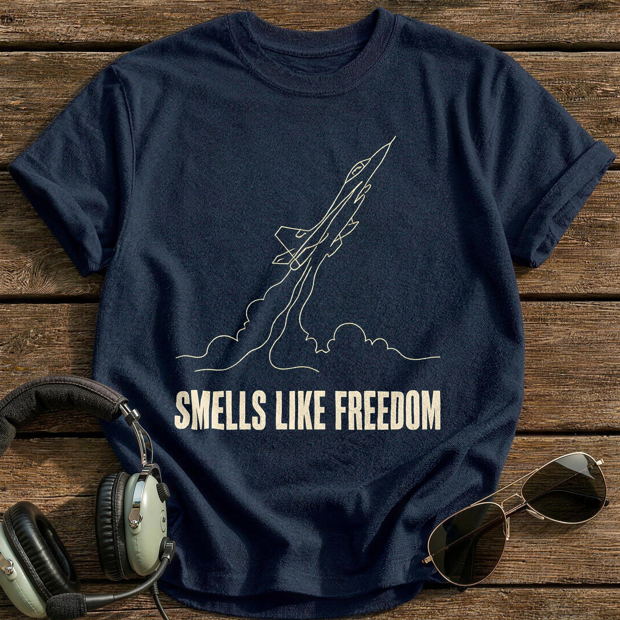 Smells Like Freedom 74 T-Shirt - Navy