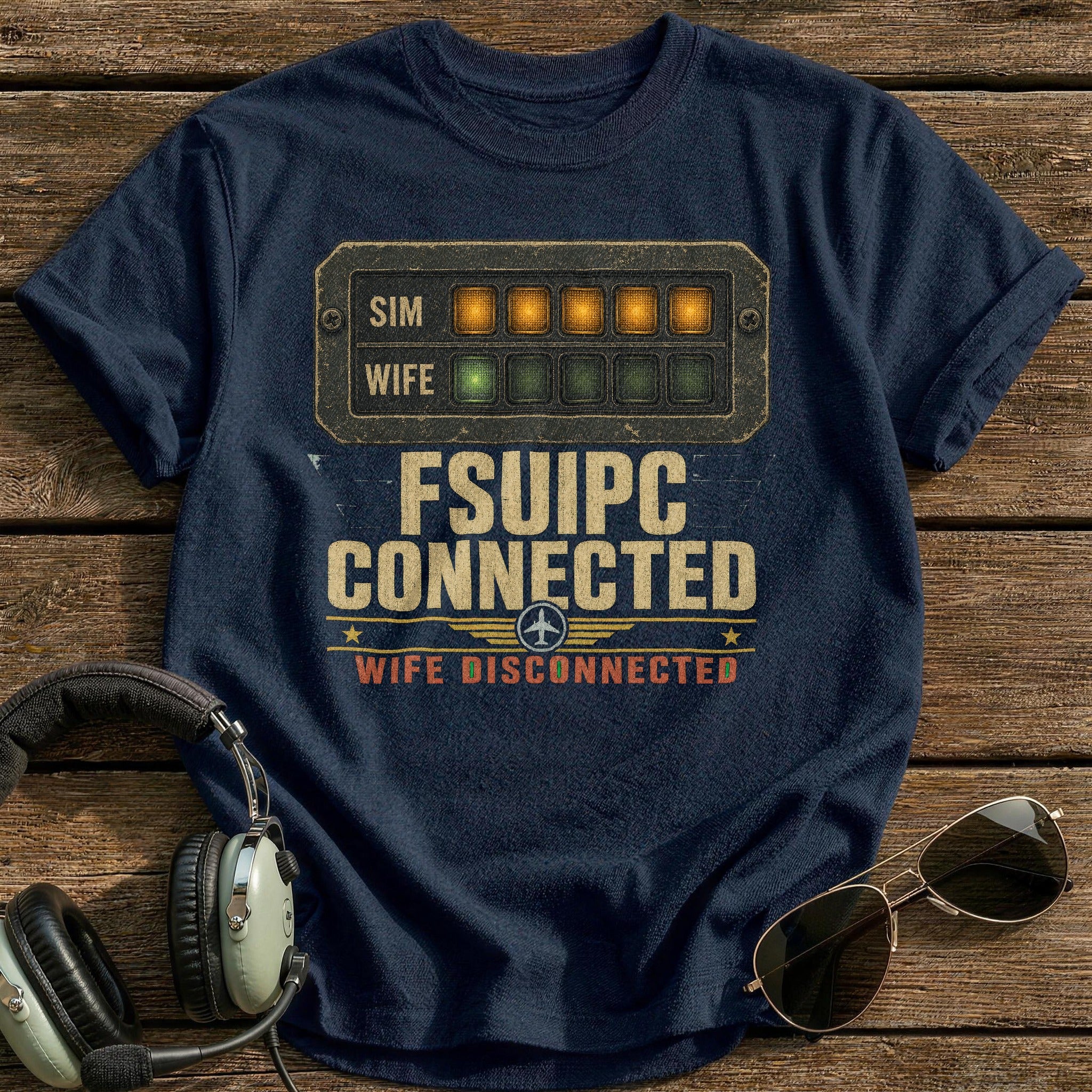 Spoused Disconnect T-Shirt - Navy