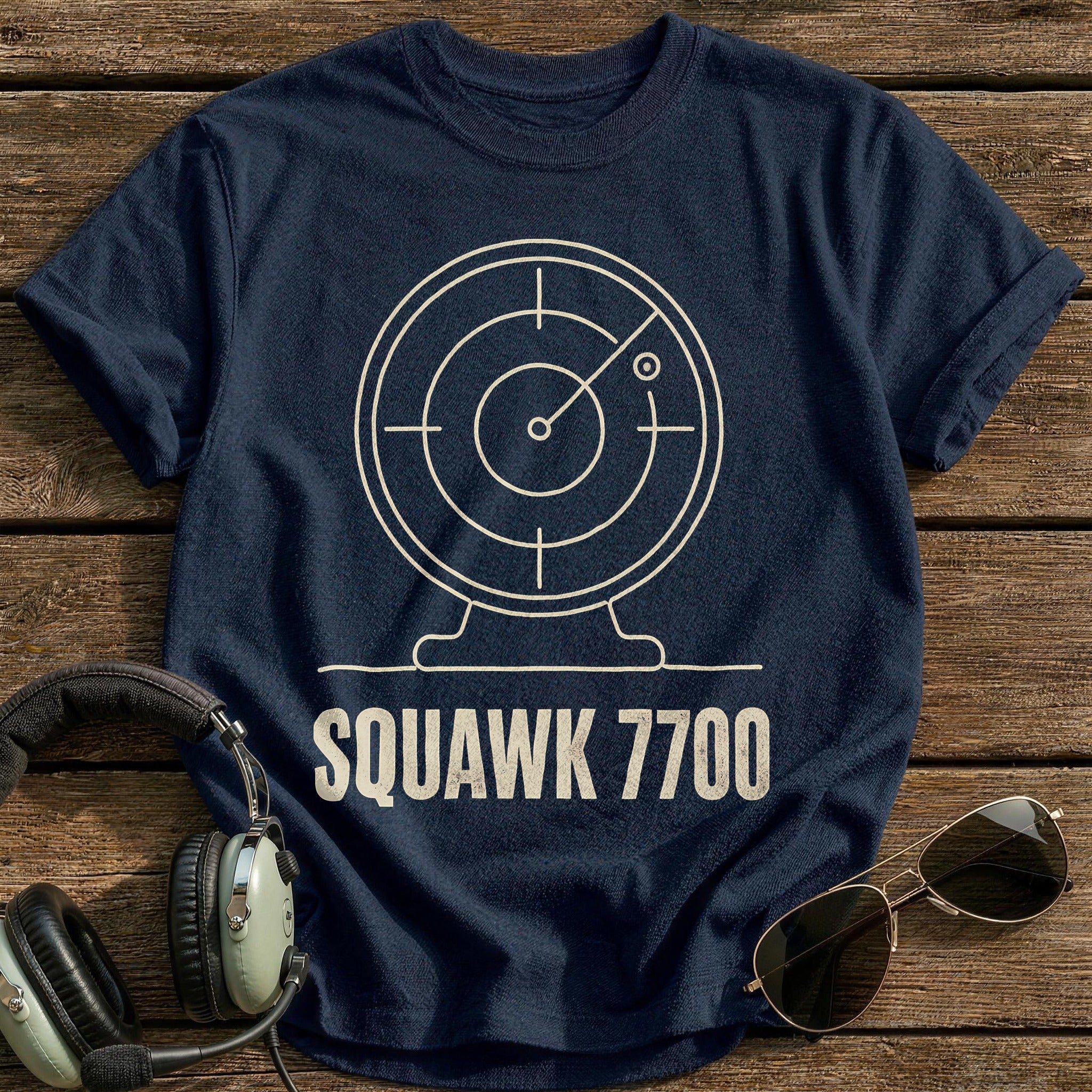 Squawk 7700 16 T-Shirt - Navy