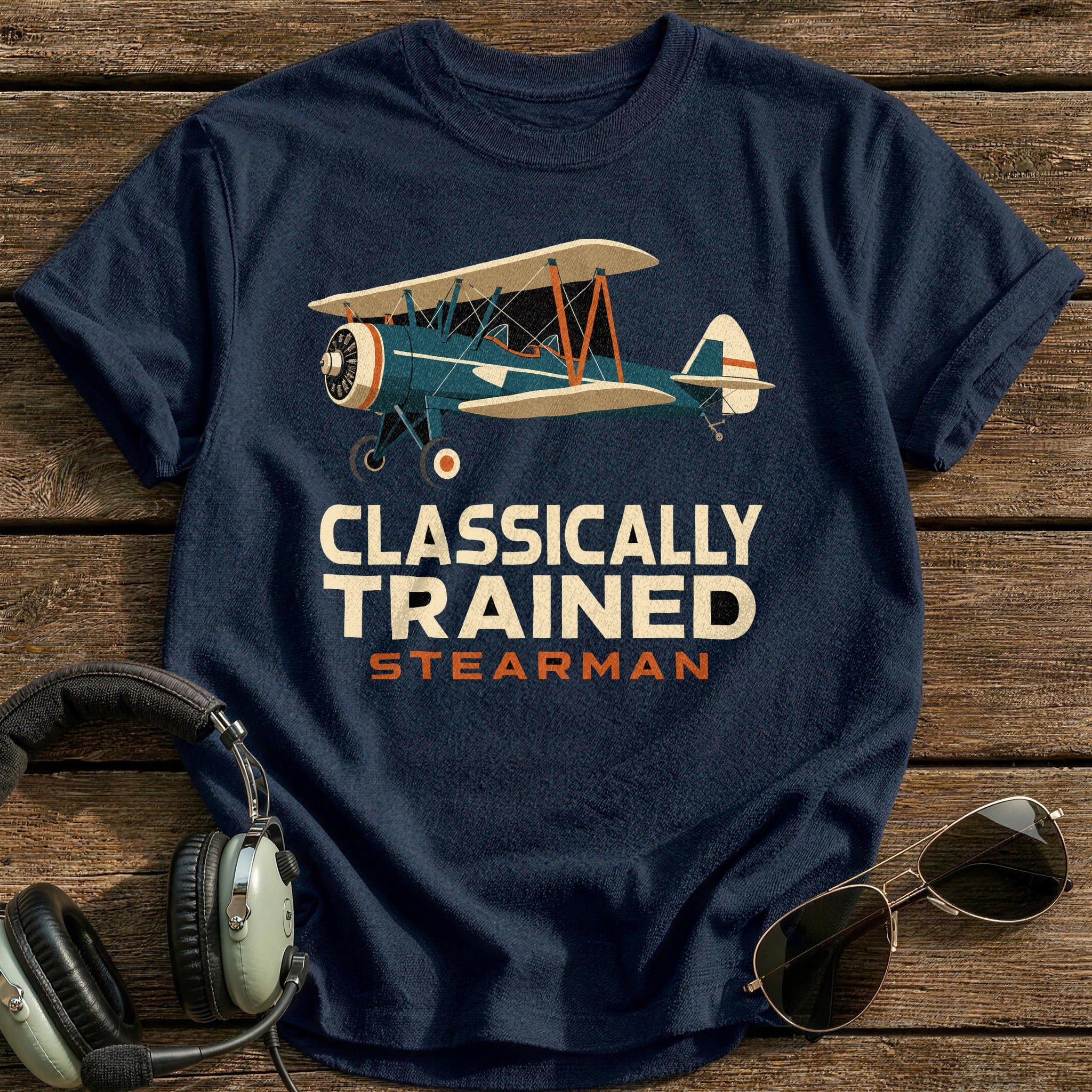 Stearman Tradition T-Shirt - Navy