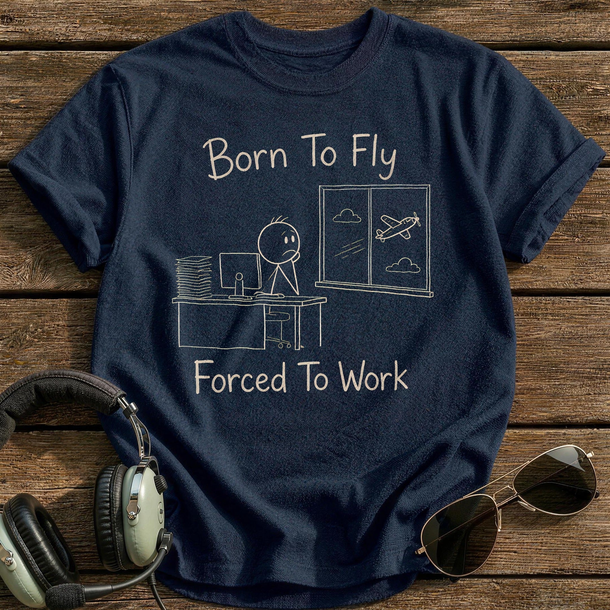 Stickman Desk Window 64 - Navy