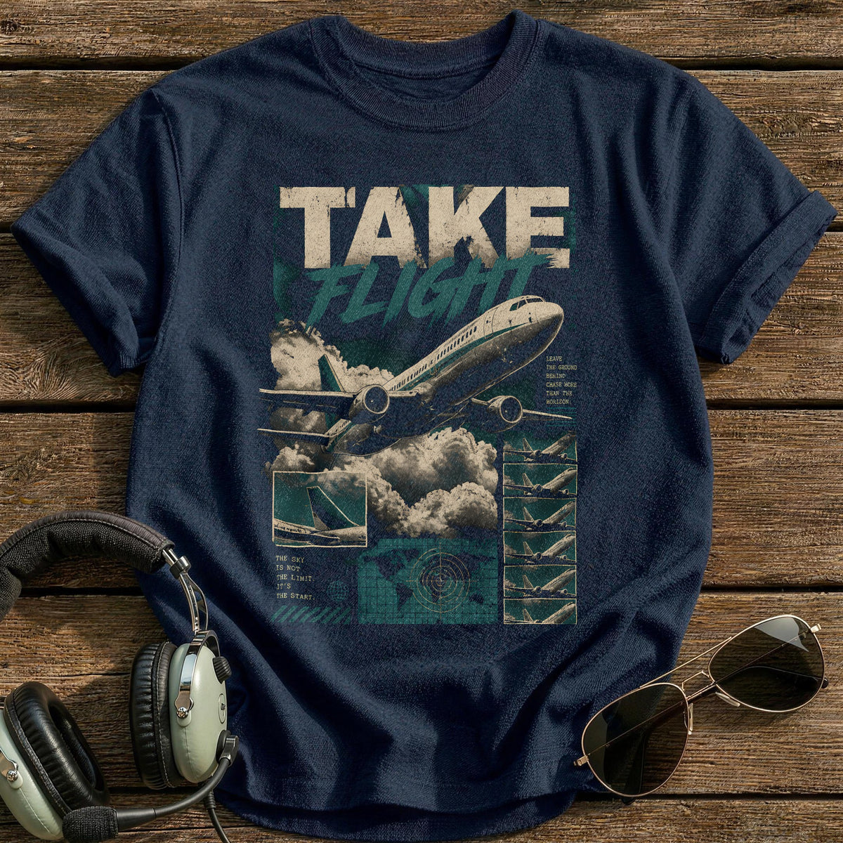 Take Flight T-Shirt - Navy