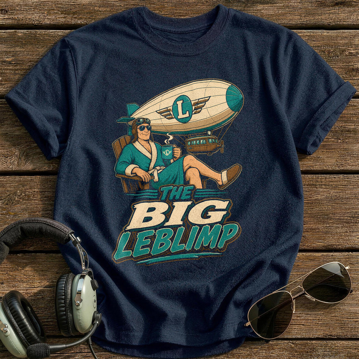 The Big Leblimp T-Shirt - Navy