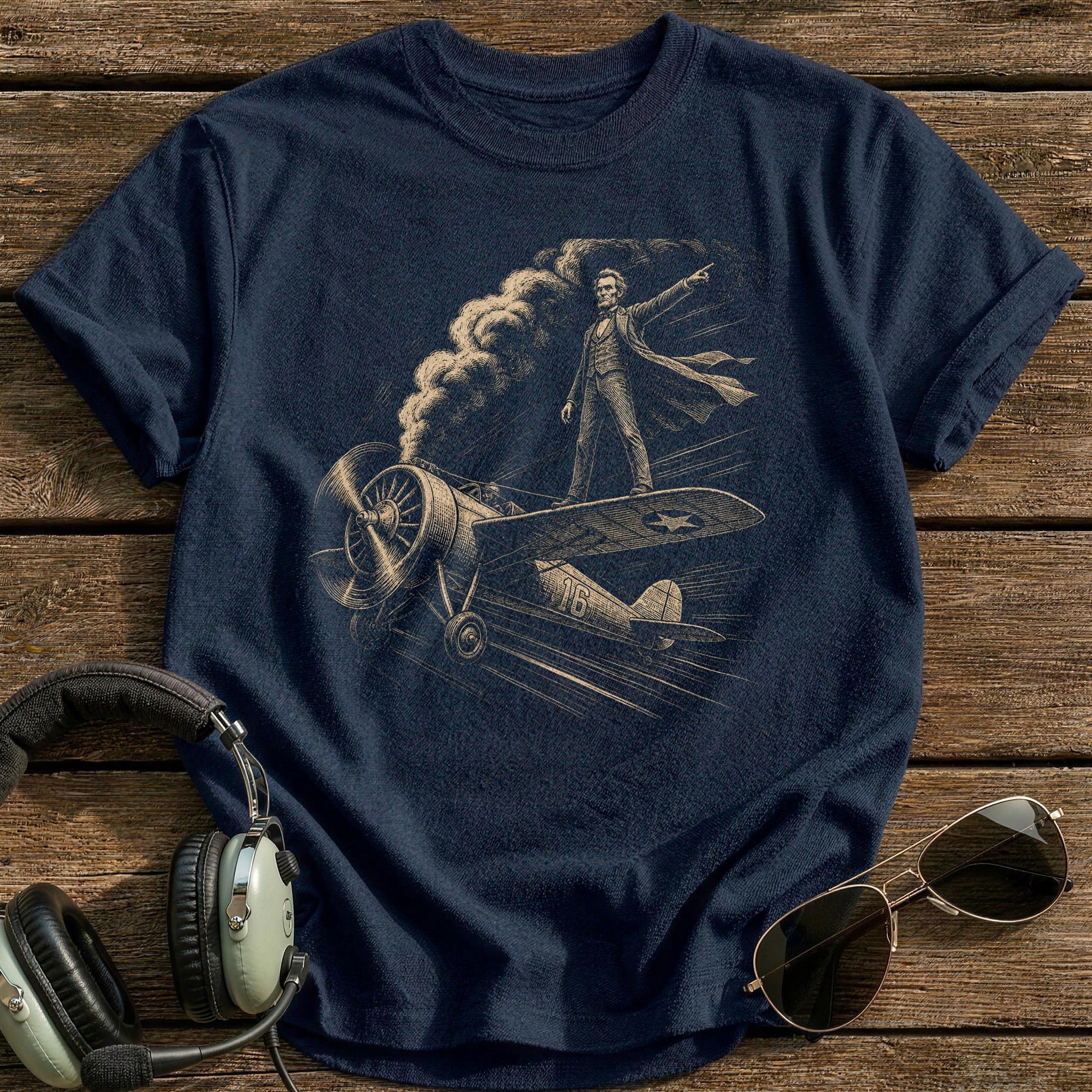 The Liberty Flyer Spirit T-Shirt - Navy