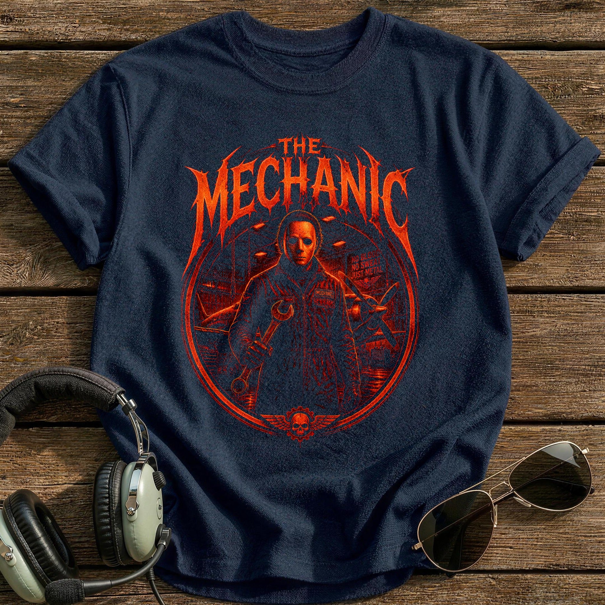 The Mechanic 60 T-Shirt - Navy