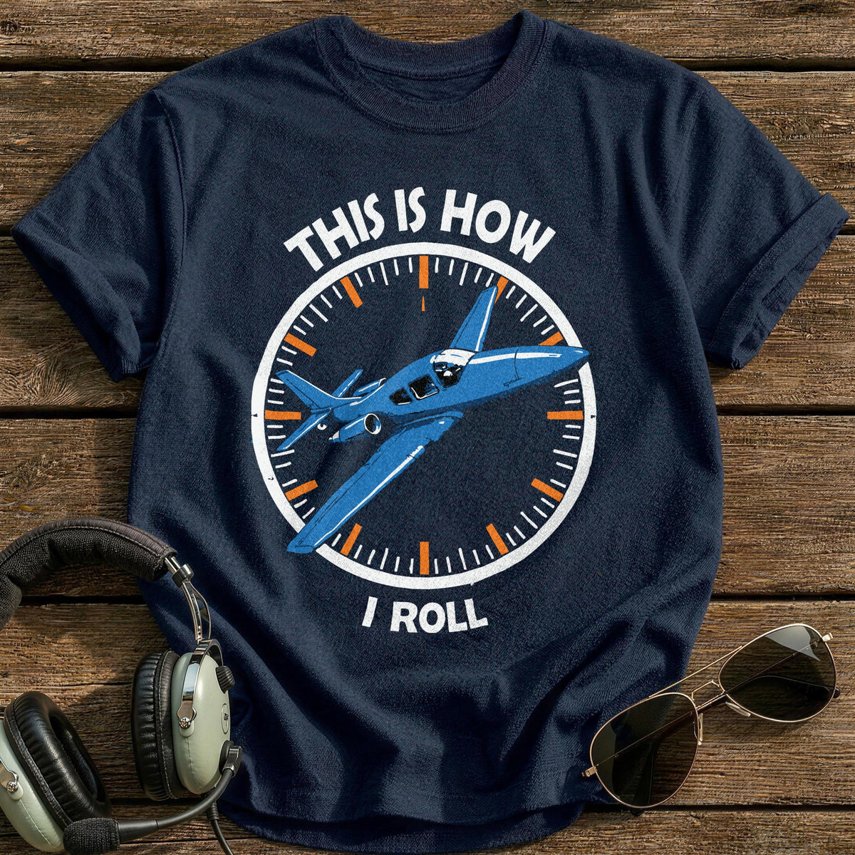 This Is How I Roll 1 T-Shirt - Navy