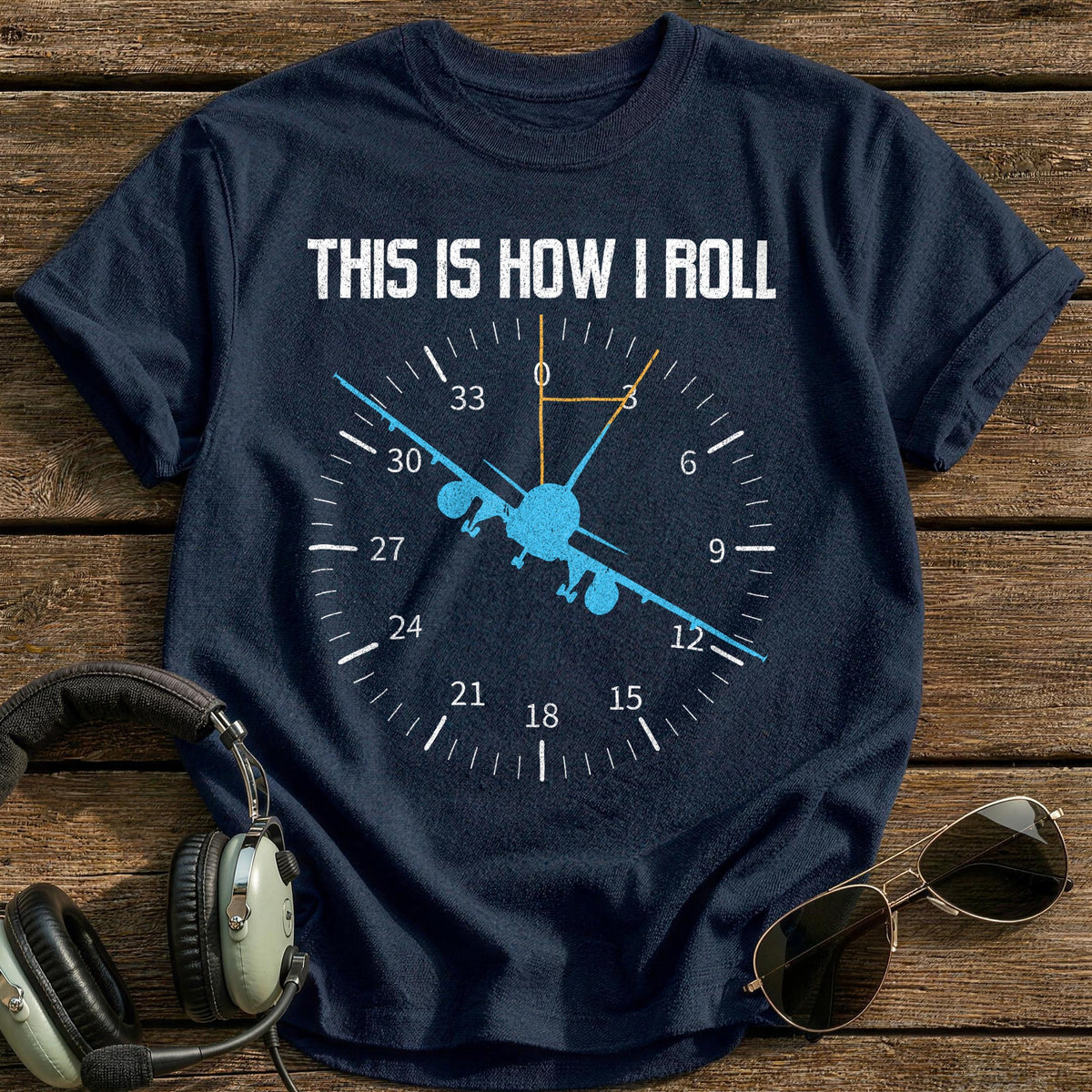 This Is How I Roll 2 T-Shirt - Navy