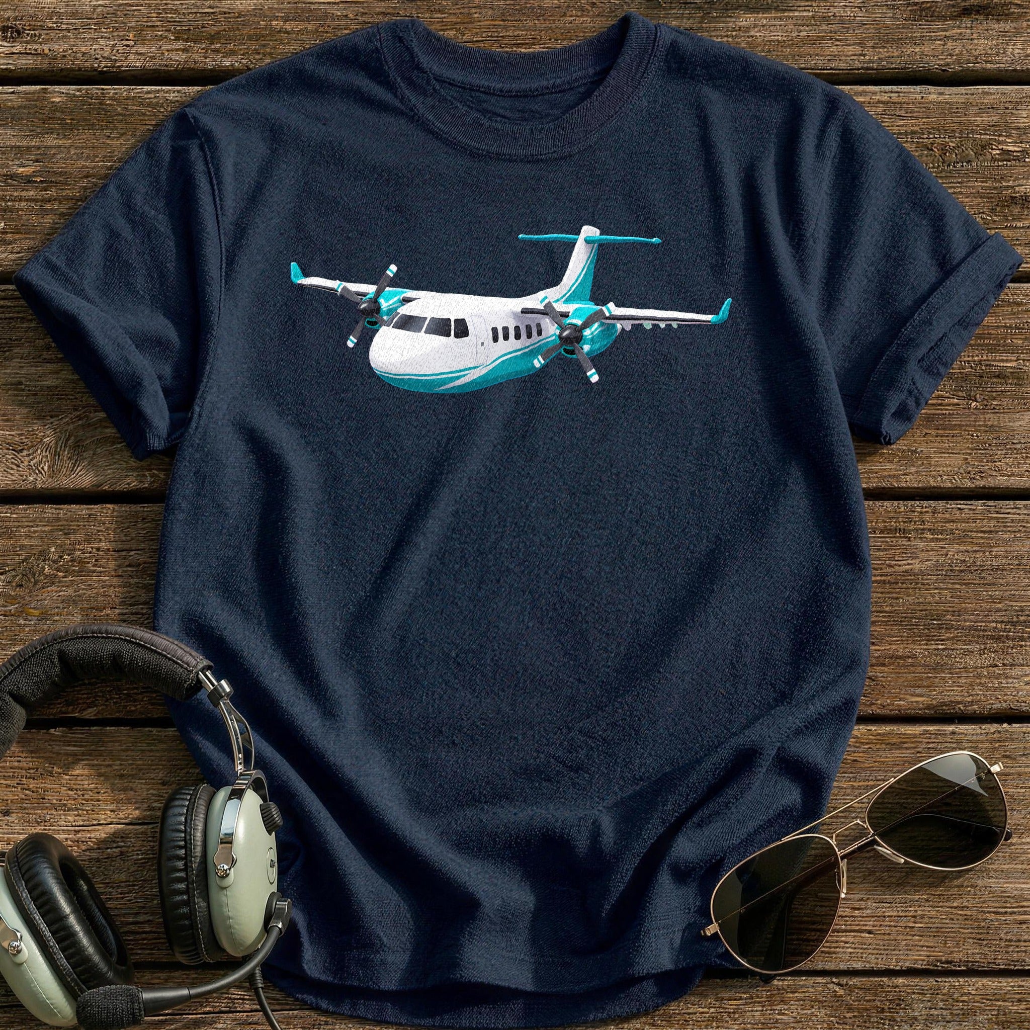Turboprop 80 T-Shirt - Navy
