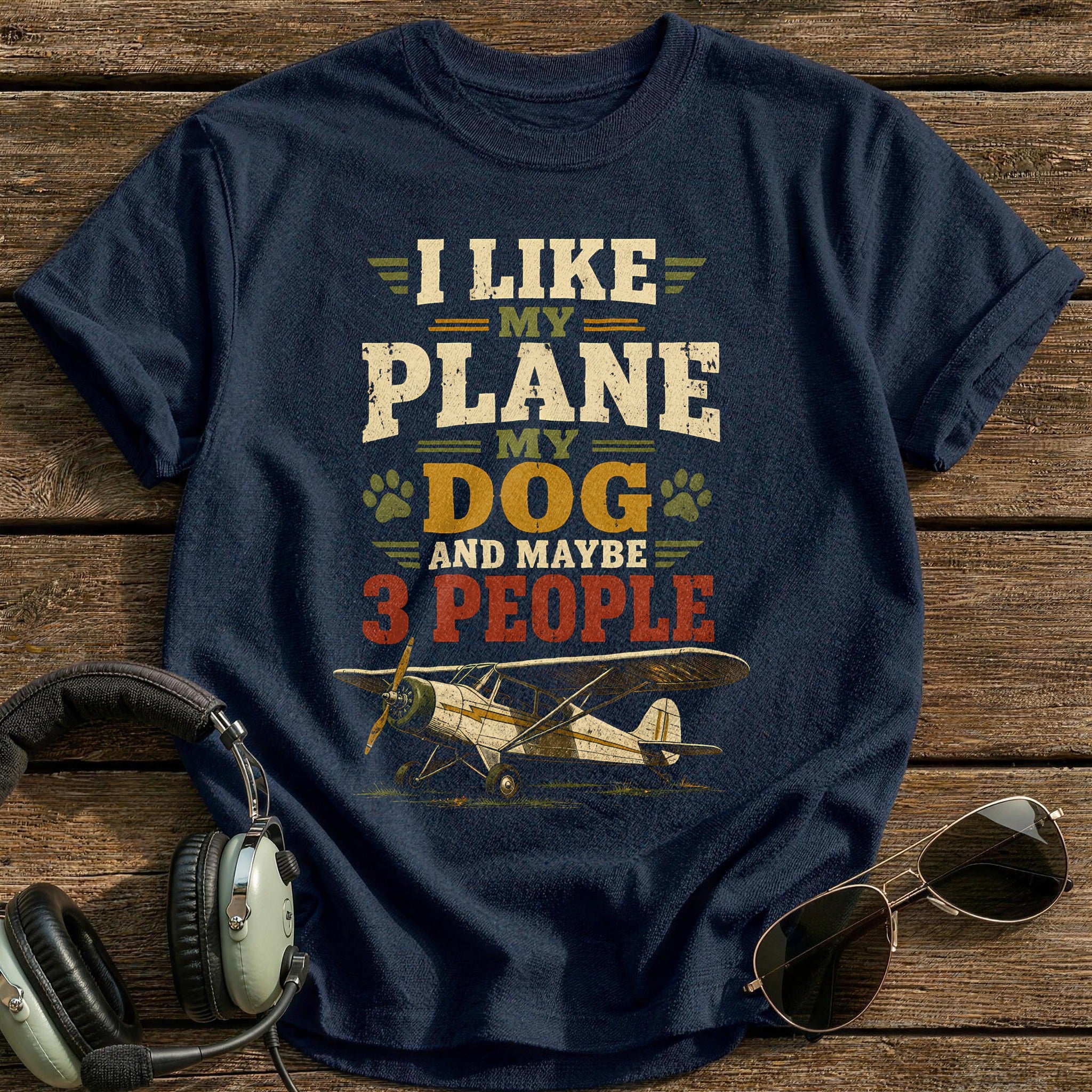 Vintage Typographic 27 - Navy