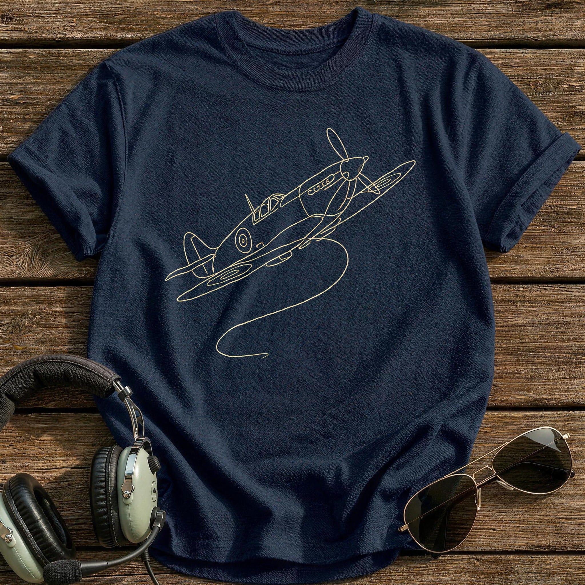 Warbird Climb 39 T-Shirt - Navy