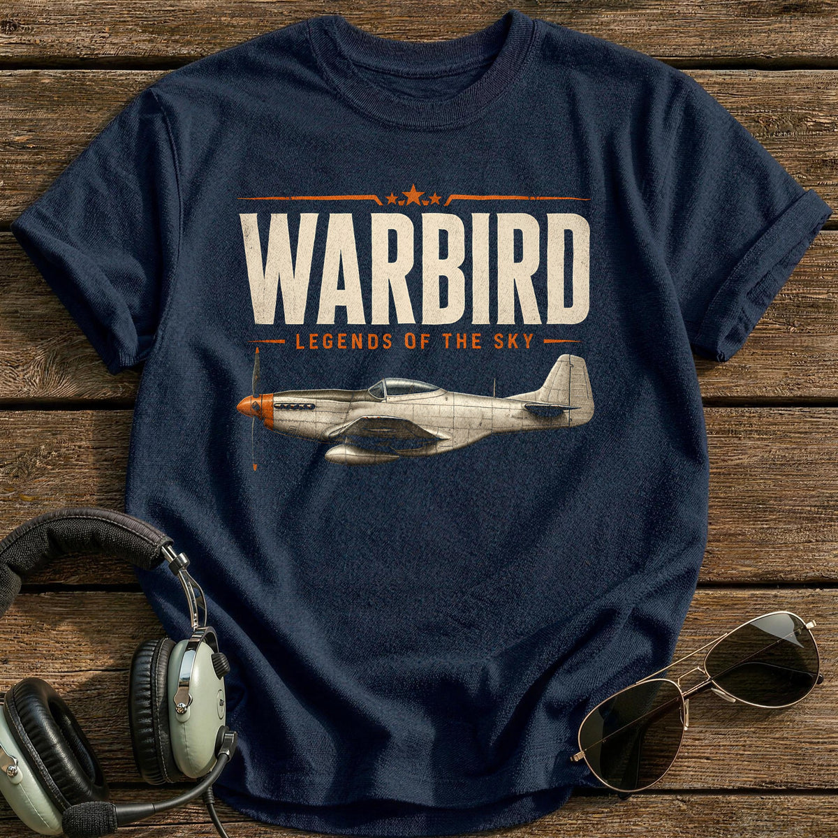 Warbird Tribute 64 T-Shirt - Navy
