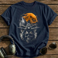 Warbird Wolf Flaming Skull 60 - Navy