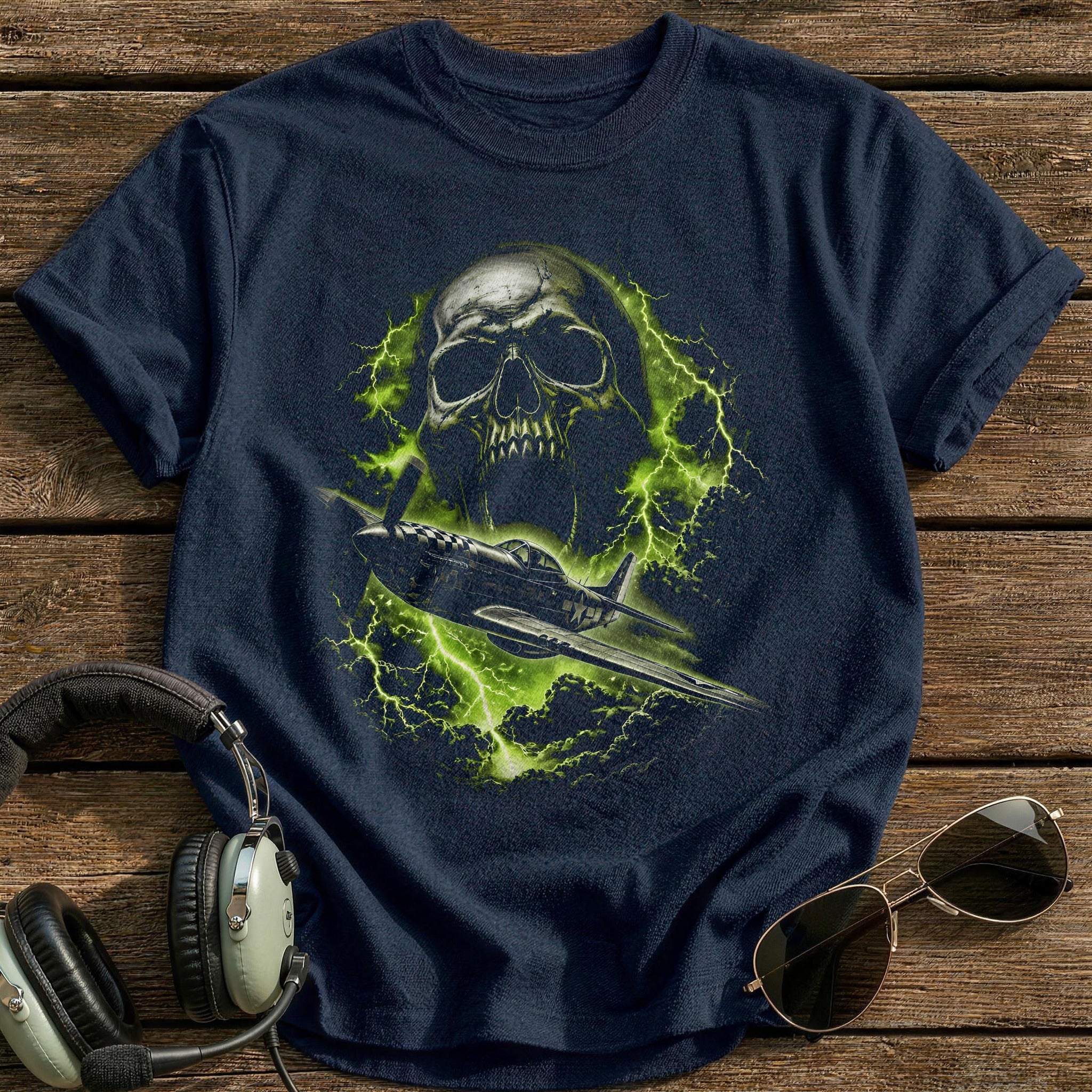 Warplane Screaming Skull 93 - Navy