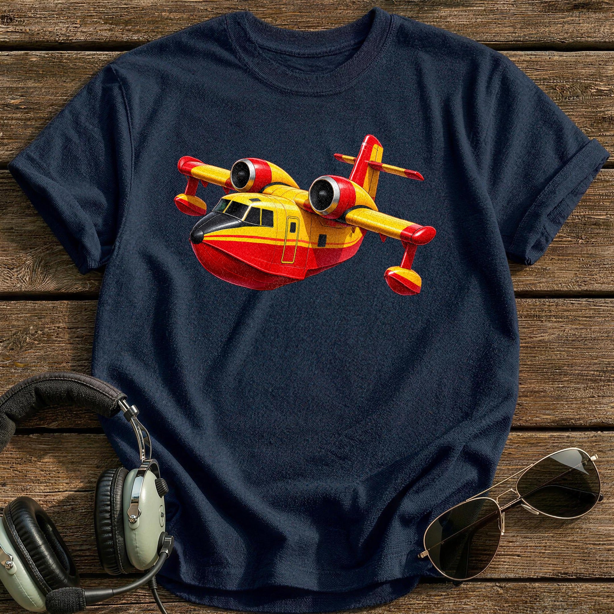 Waterbomber 89 T-Shirt - Navy