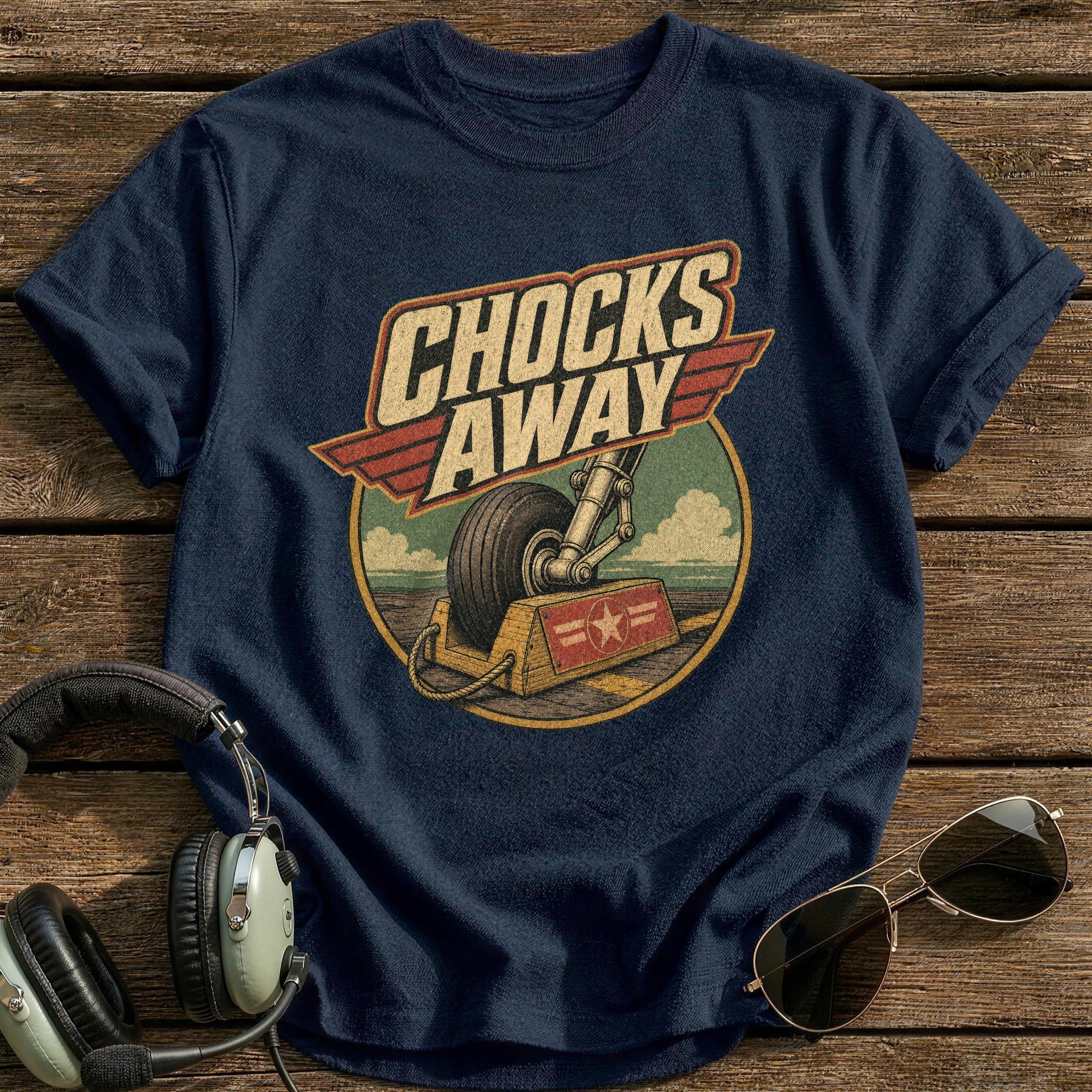 Wheels Chocked - Navy