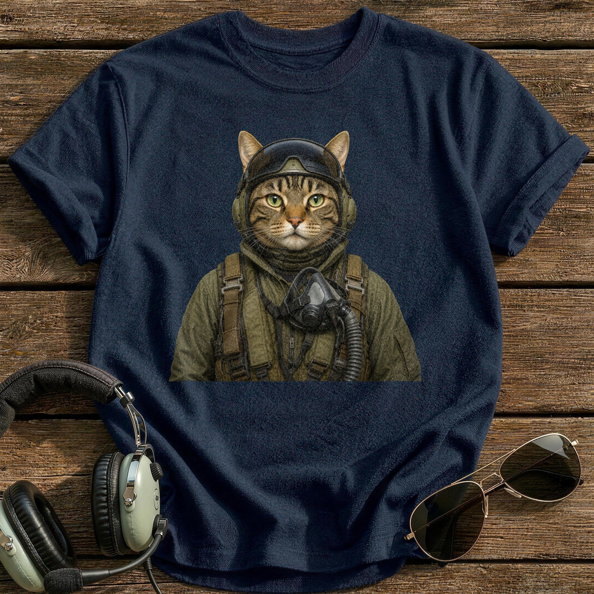 Whiskers On Final - Navy