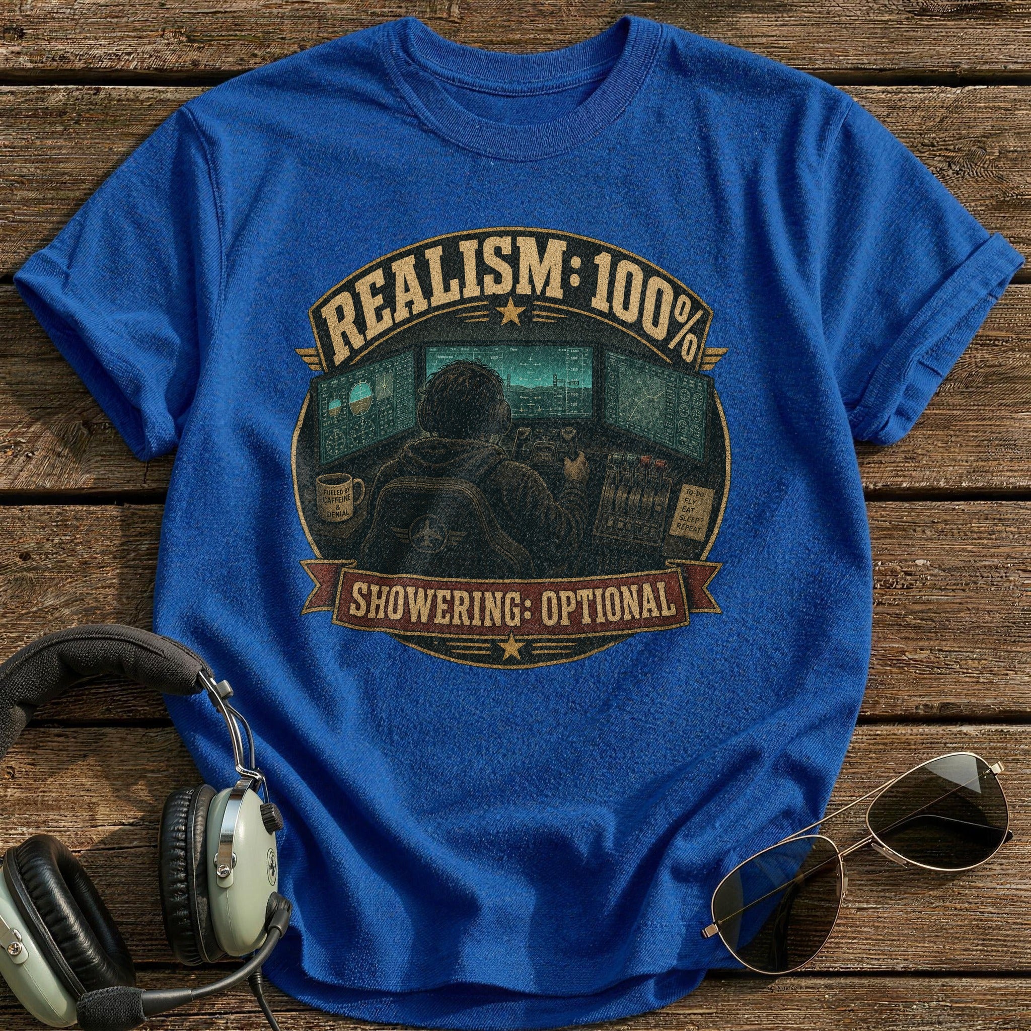 Realism 100% T-Shirt - Royal