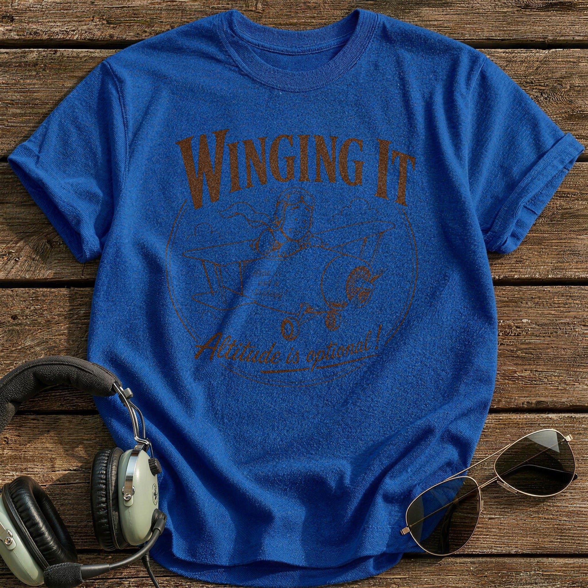 Winging It T-Shirt - Royal