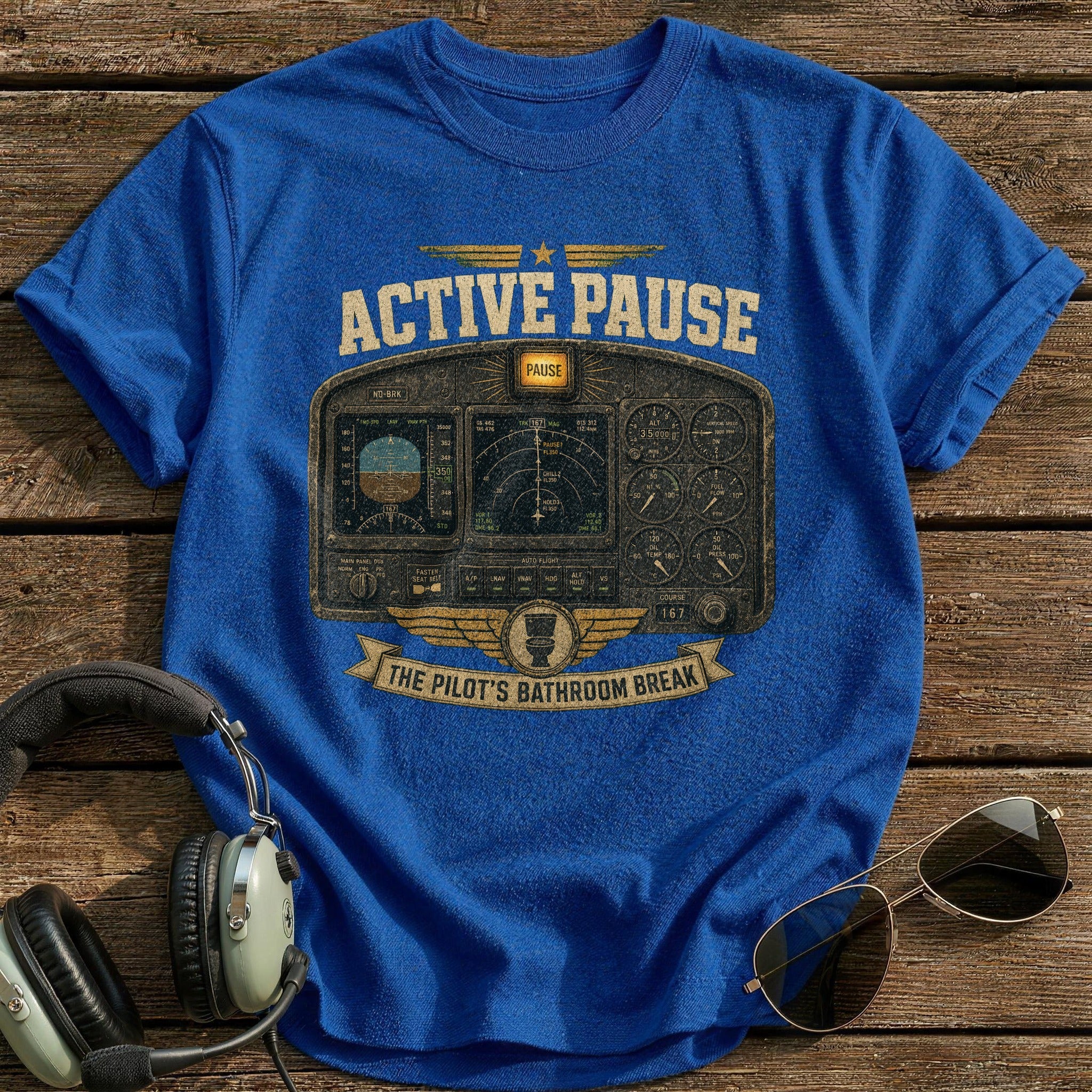 Active Pause T-Shirt - Royal
