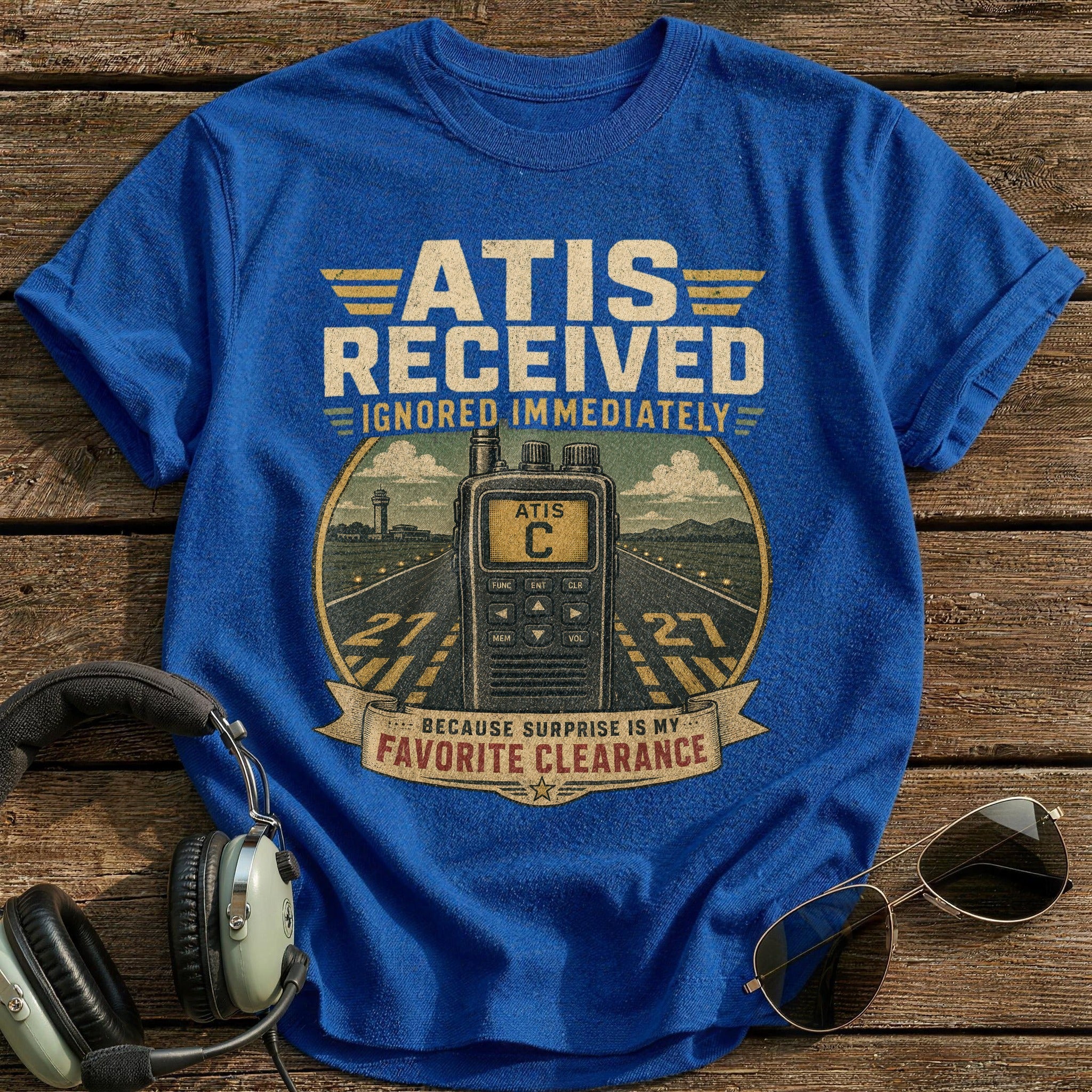 Atis Received T-Shirt - Royal